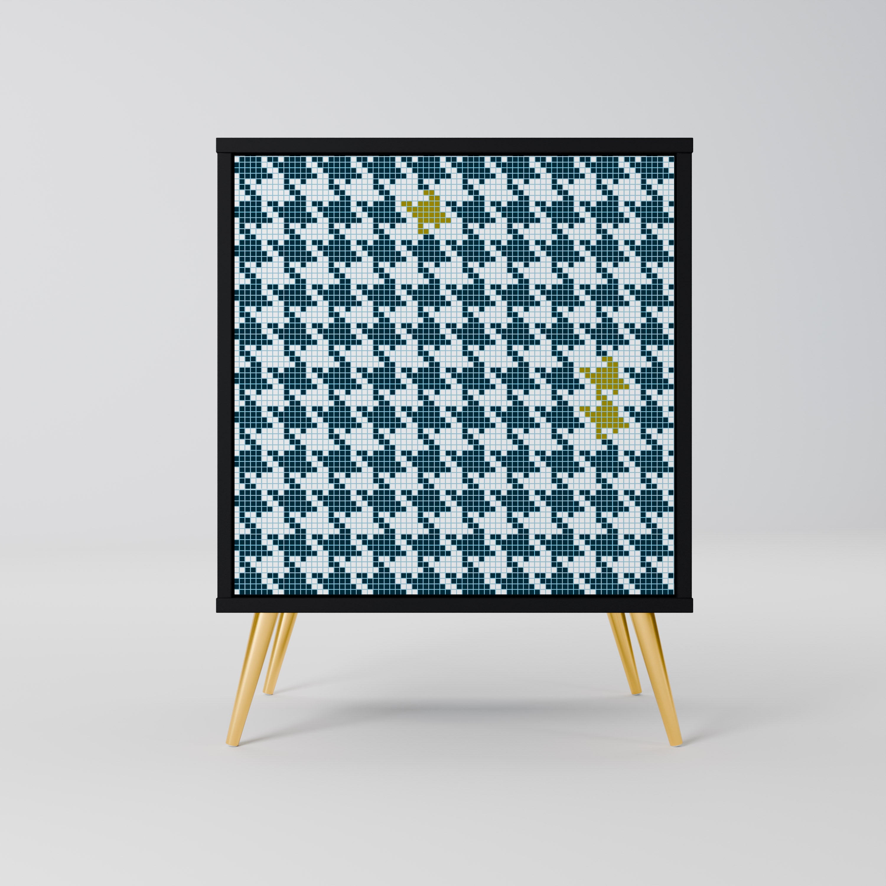 OUT OF CONTEXT Komoda 1-drzwiowa korpus Czarny