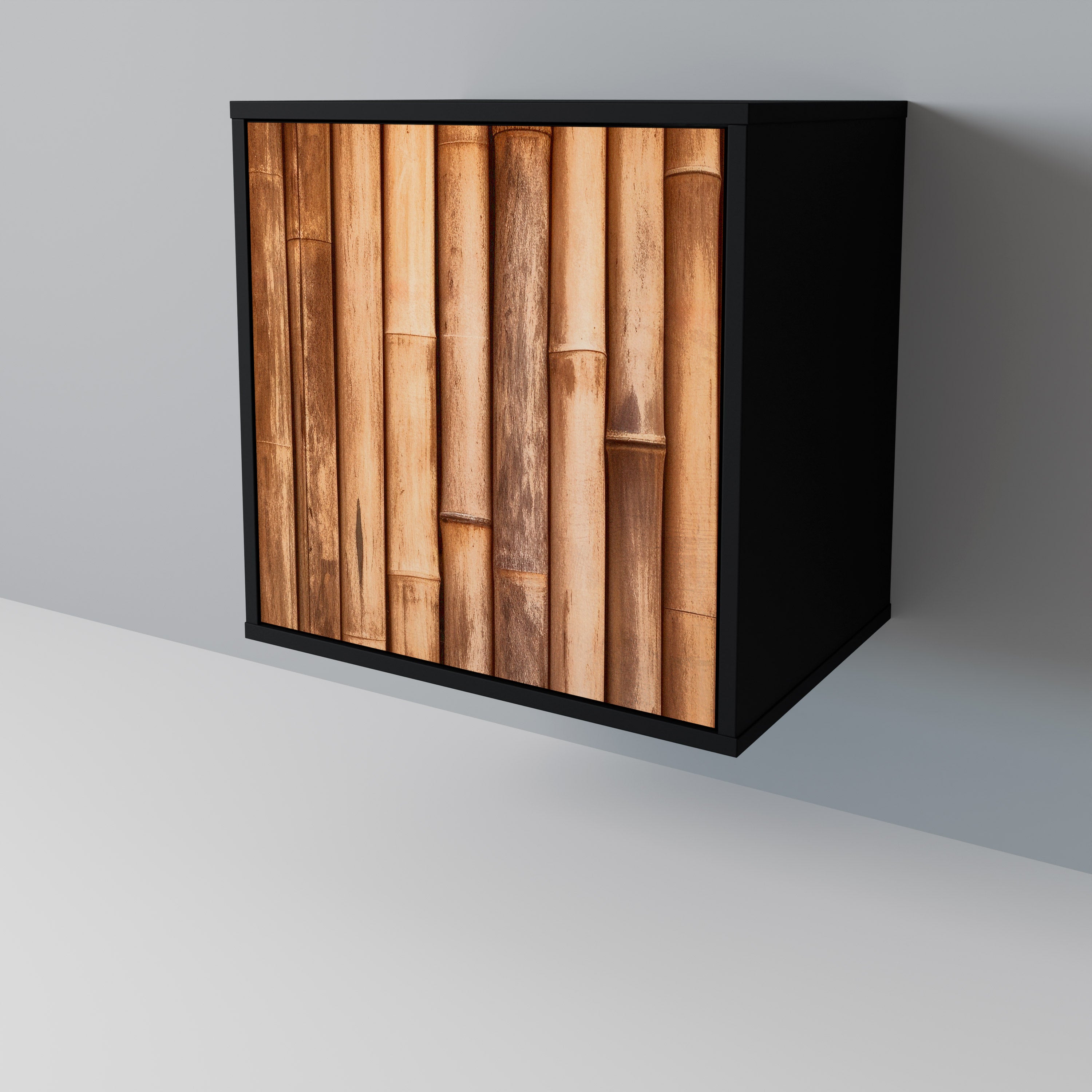 NATURAL WOOD Komoda 1-drzwiowa korpus Czarny