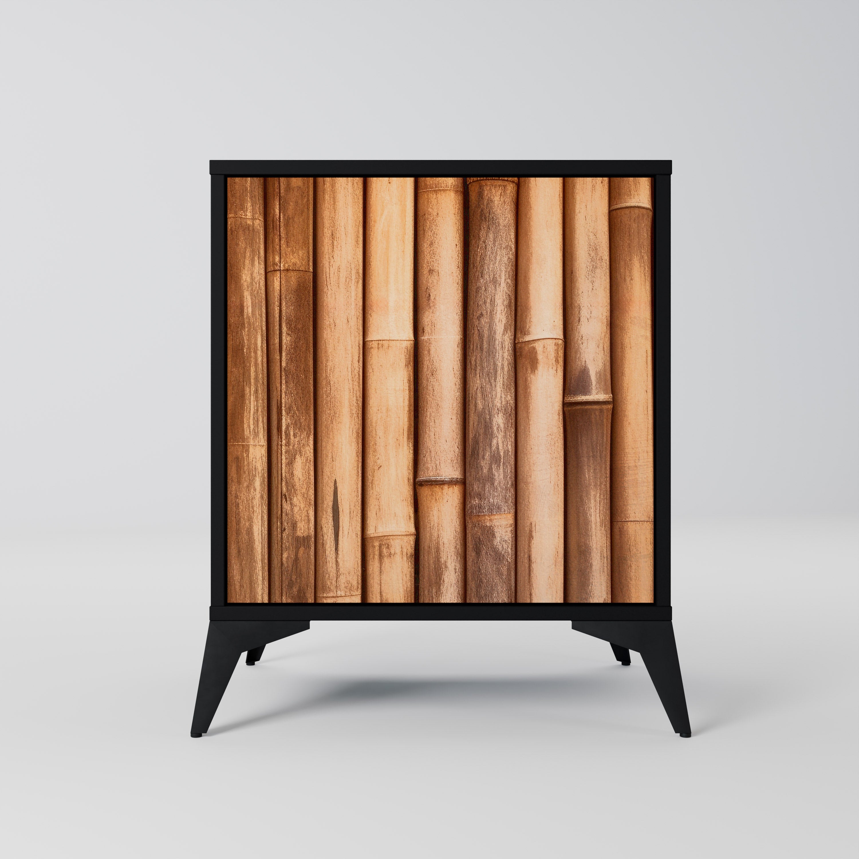 NATURAL WOOD Komoda 1-drzwiowa korpus Czarny