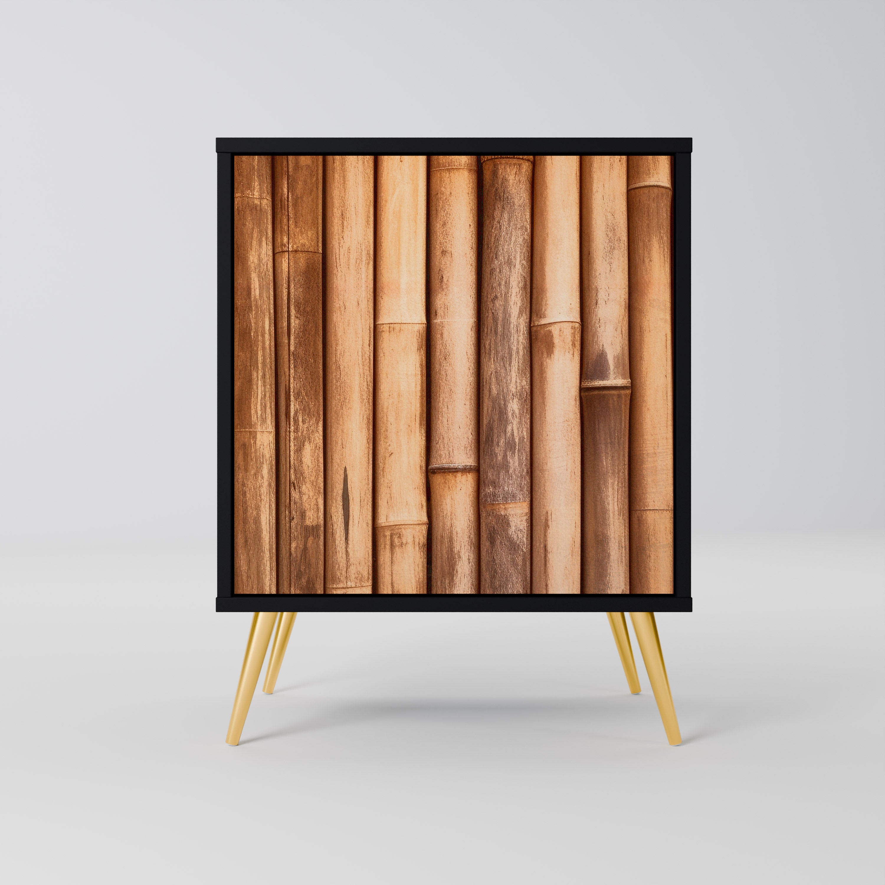 NATURAL WOOD Komoda 1-drzwiowa korpus Czarny