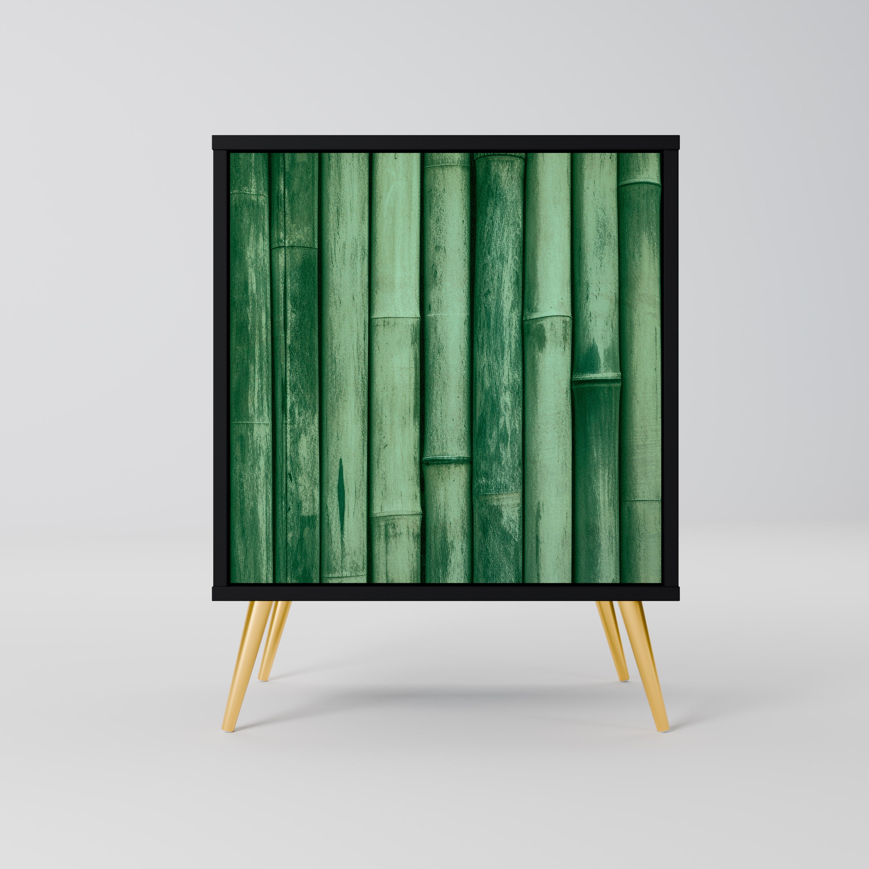 NATURAL GREEN Komoda 1-drzwiowa korpus Czarny