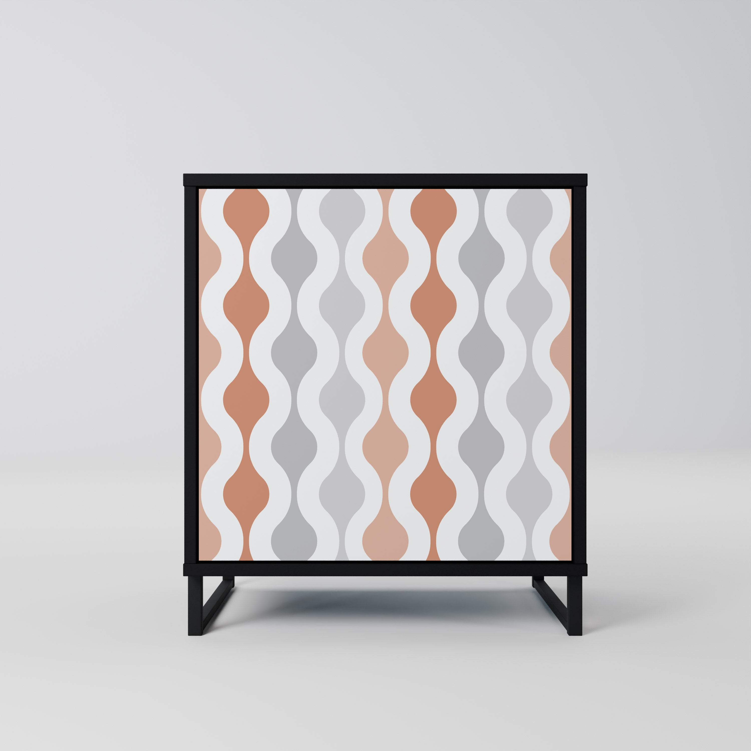 HAZY NOSTALGIA Komoda 1-drzwiowa korpus Czarny