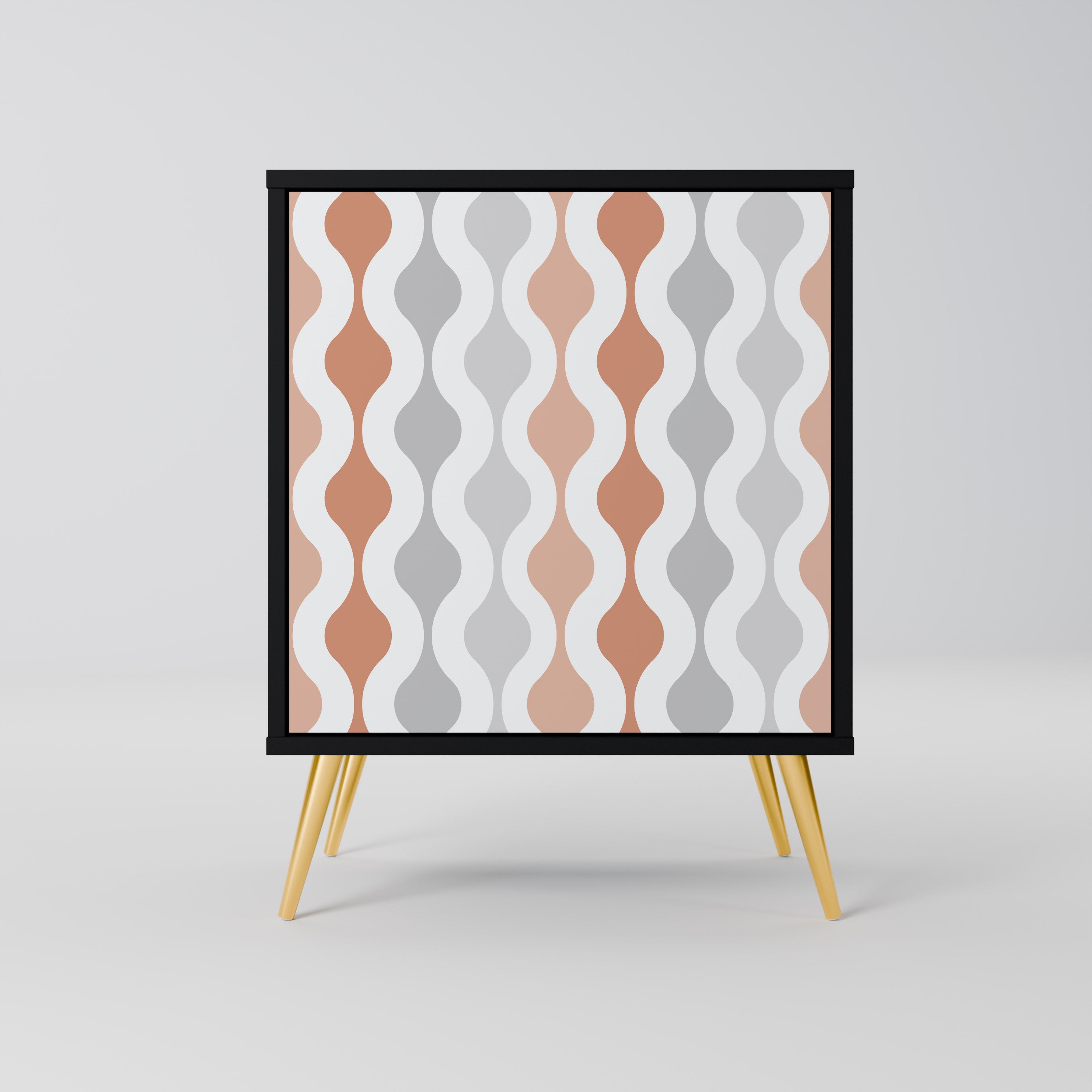 HAZY NOSTALGIA Komoda 1-drzwiowa korpus Czarny