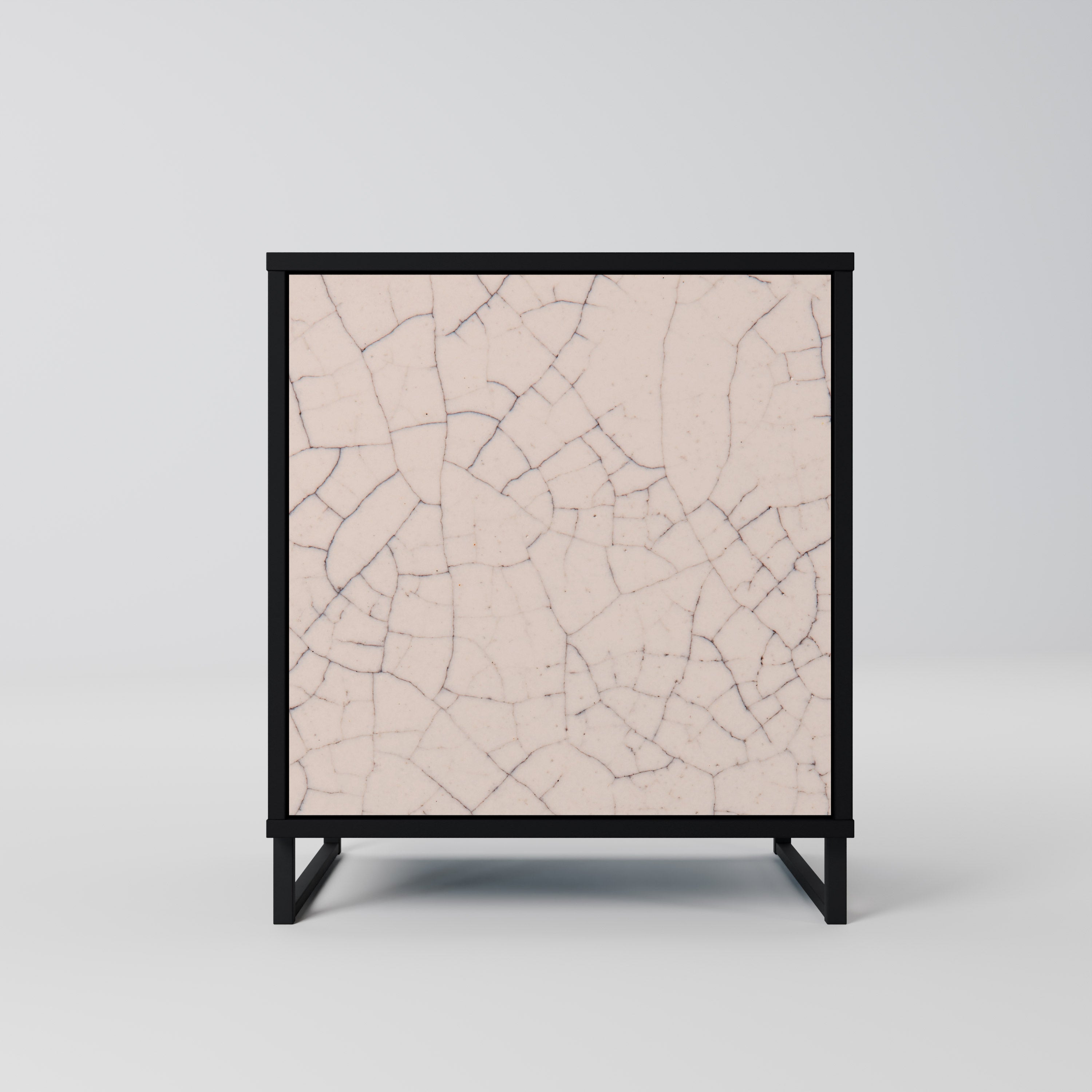 CERAMIC TEXTURE Komoda 1-drzwiowa korpus Czarny
