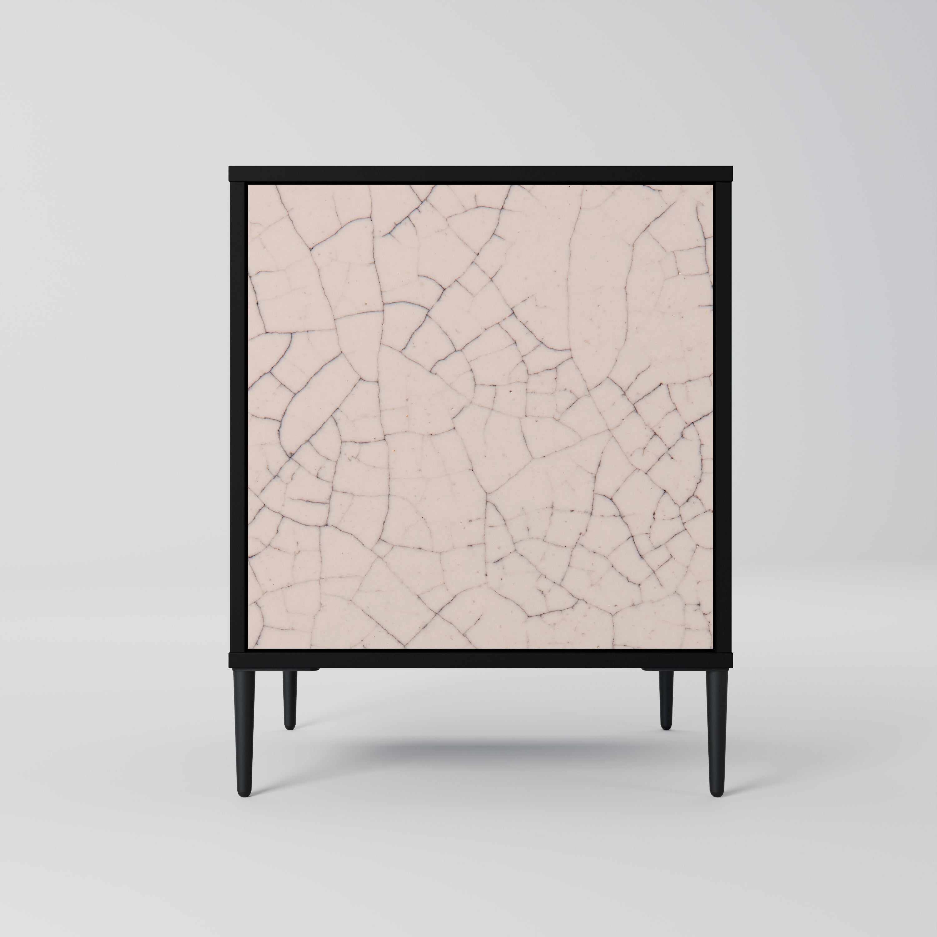 CERAMIC TEXTURE Komoda 1-drzwiowa korpus Czarny