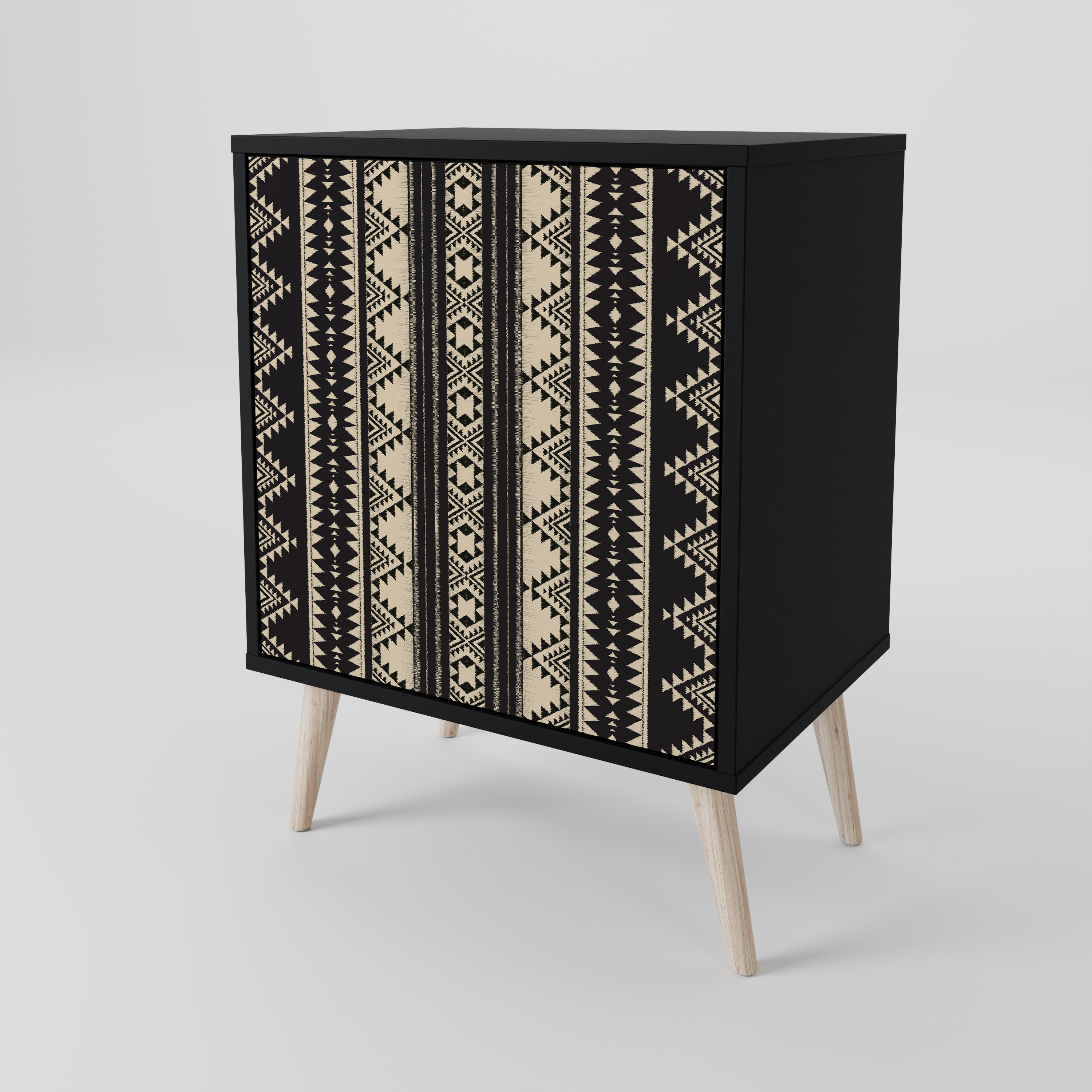 AZTEC Komoda 1-drzwiowa korpus Czarny