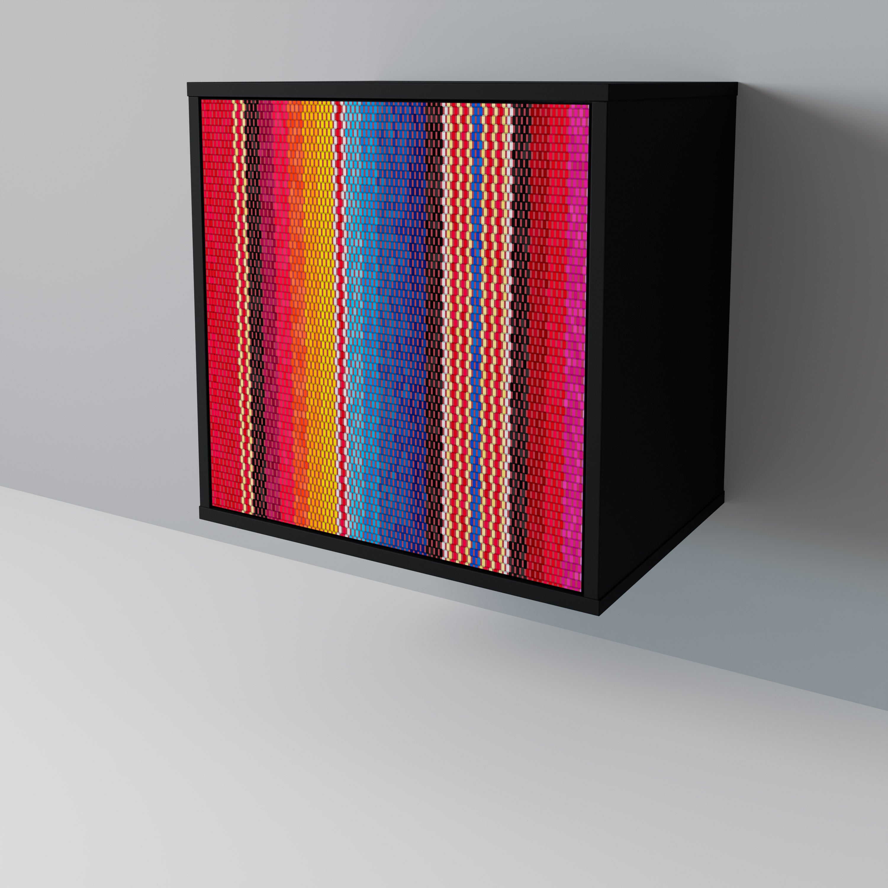 ETHNIC MEXICAN Komoda 1-drzwiowa korpus Czarny