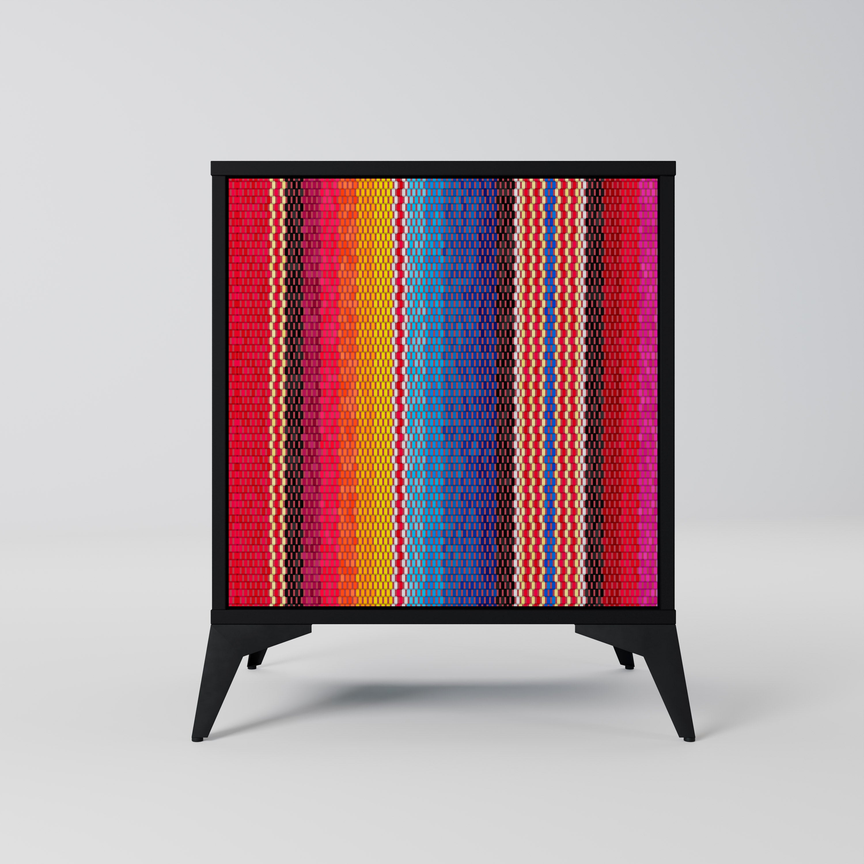 ETHNIC MEXICAN Komoda 1-drzwiowa korpus Czarny