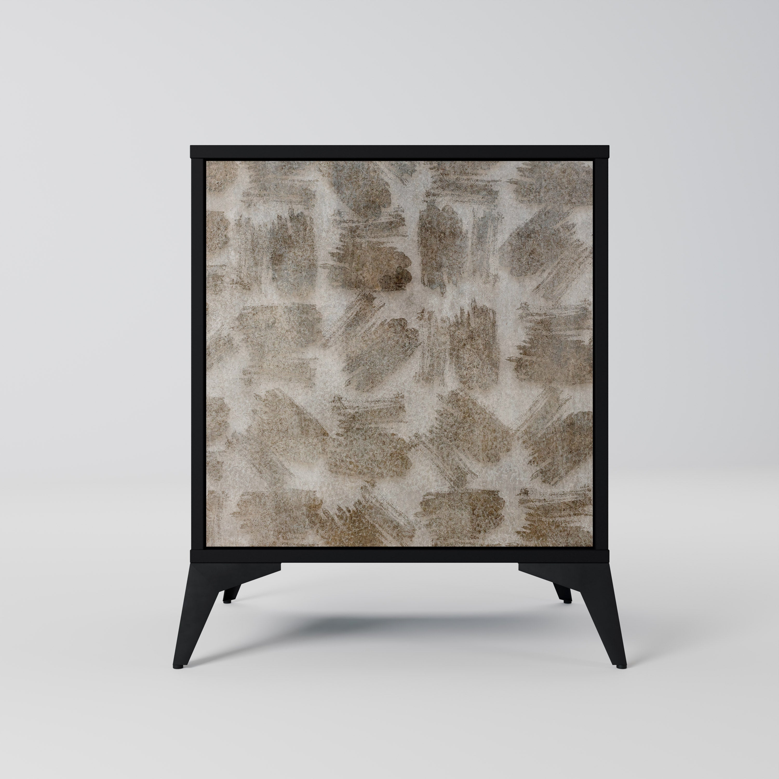 SLIGHTLY BLURRED Komoda 1-drzwiowa korpus Czarny