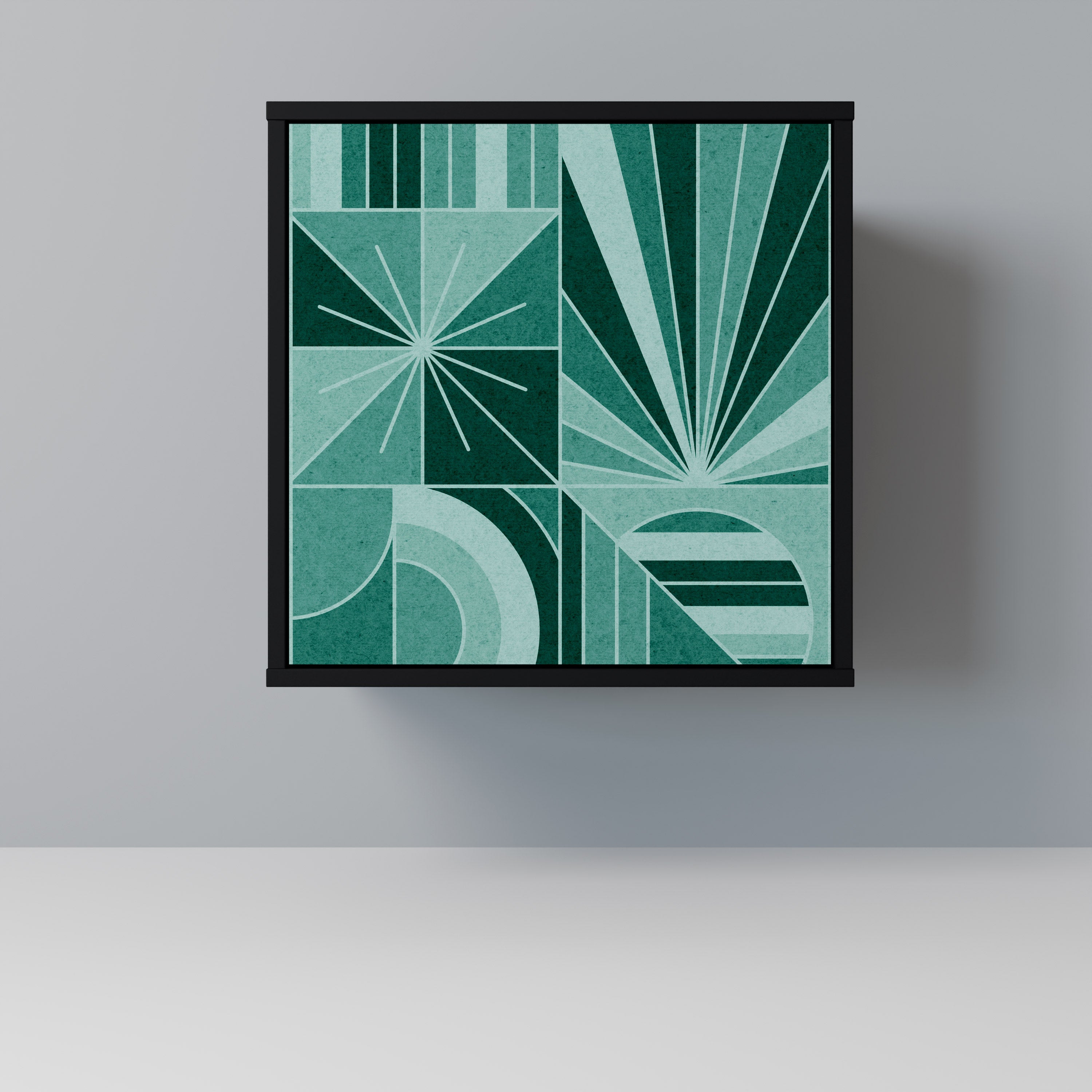 HARMONIC GRID Komoda 1-drzwiowa korpus Czarny