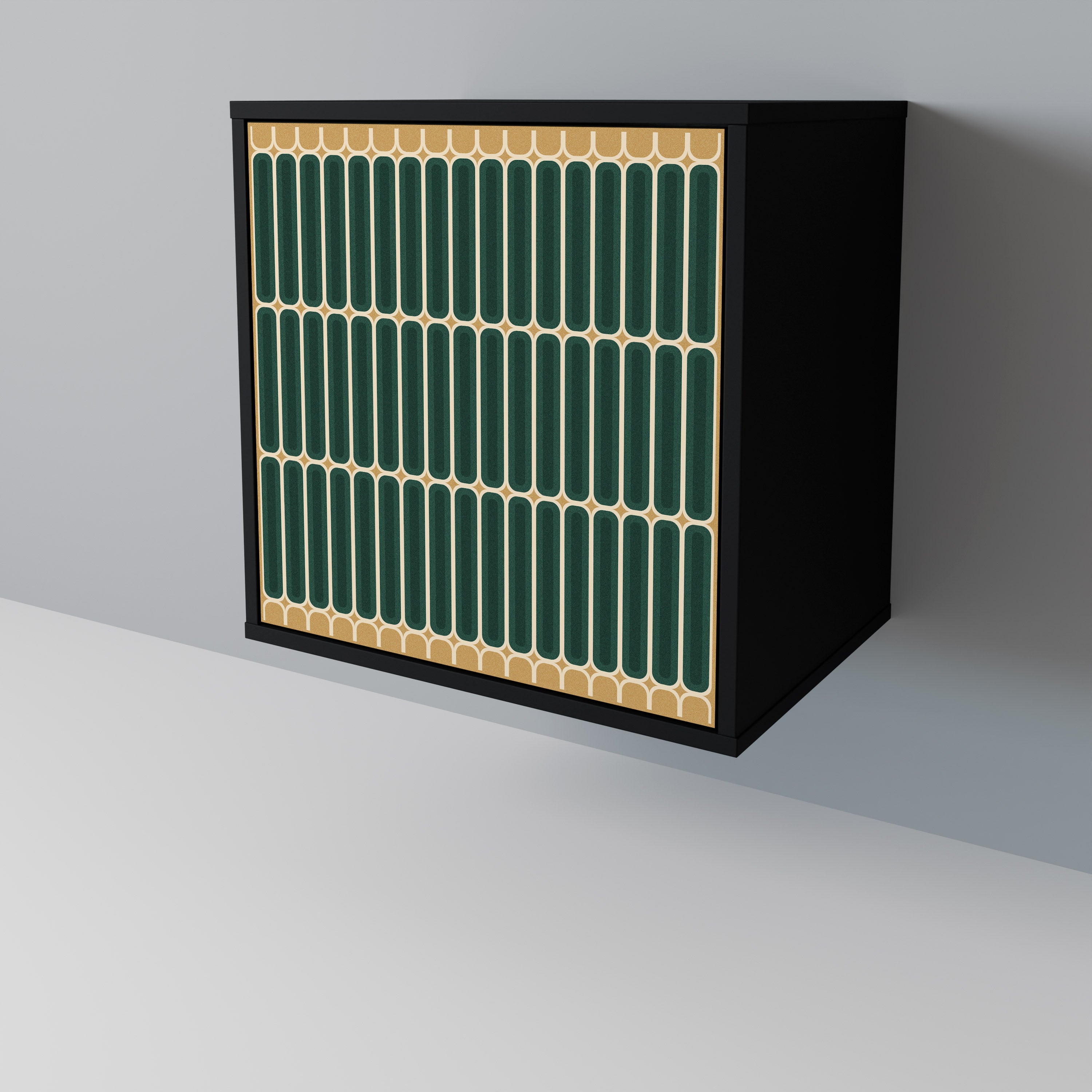 ILUSION GATE Komoda 1-drzwiowa korpus Czarny