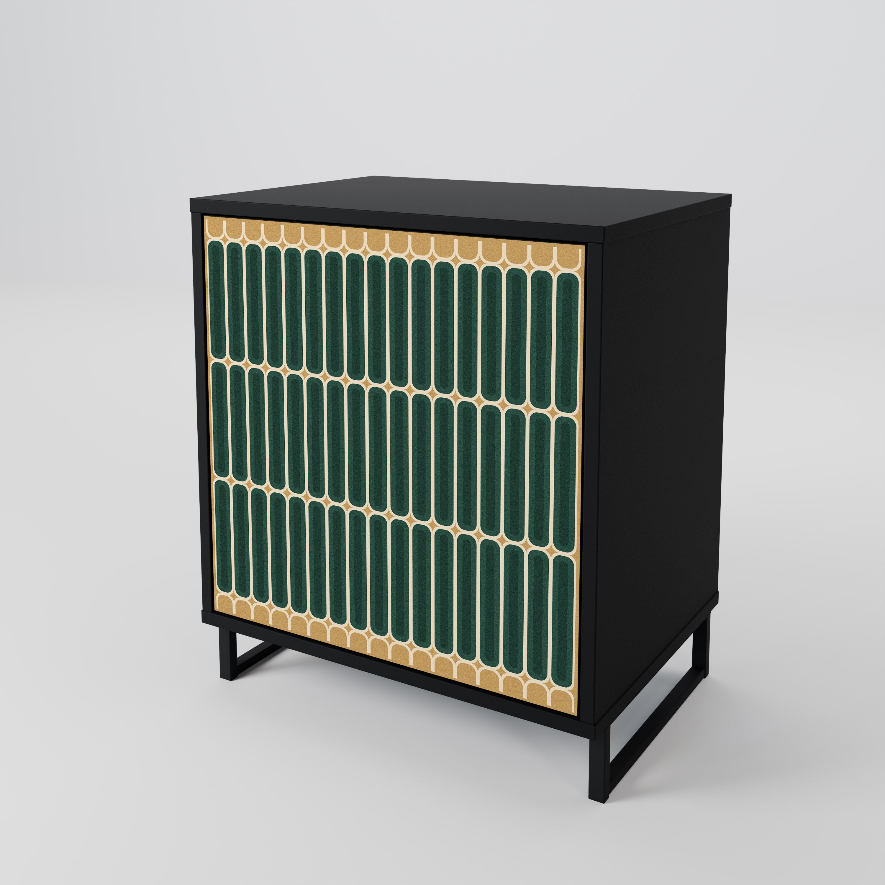 ILUSION GATE Komoda 1-drzwiowa korpus Czarny