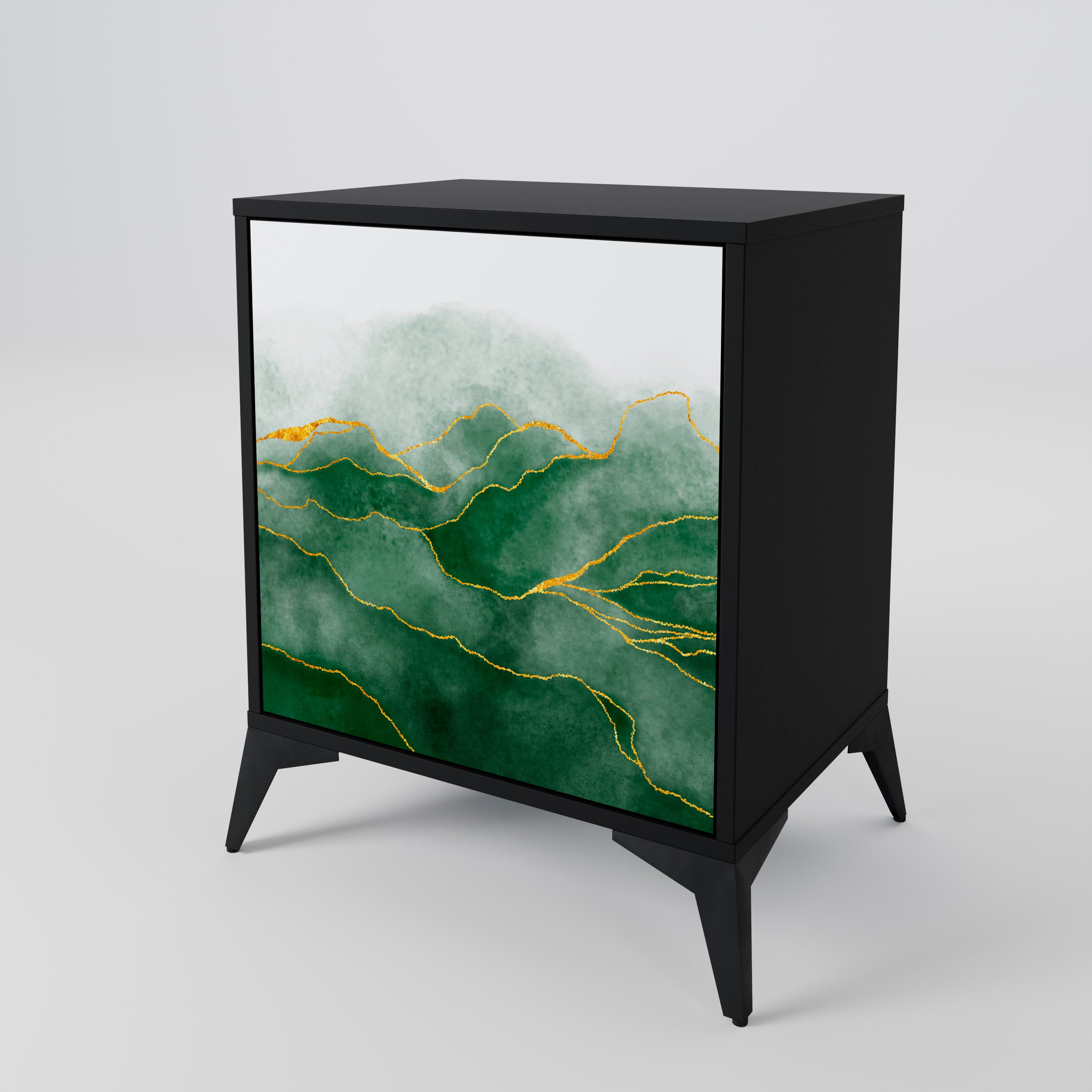 EXPENSIVE NATURE Komoda 1-drzwiowa korpus Czarny