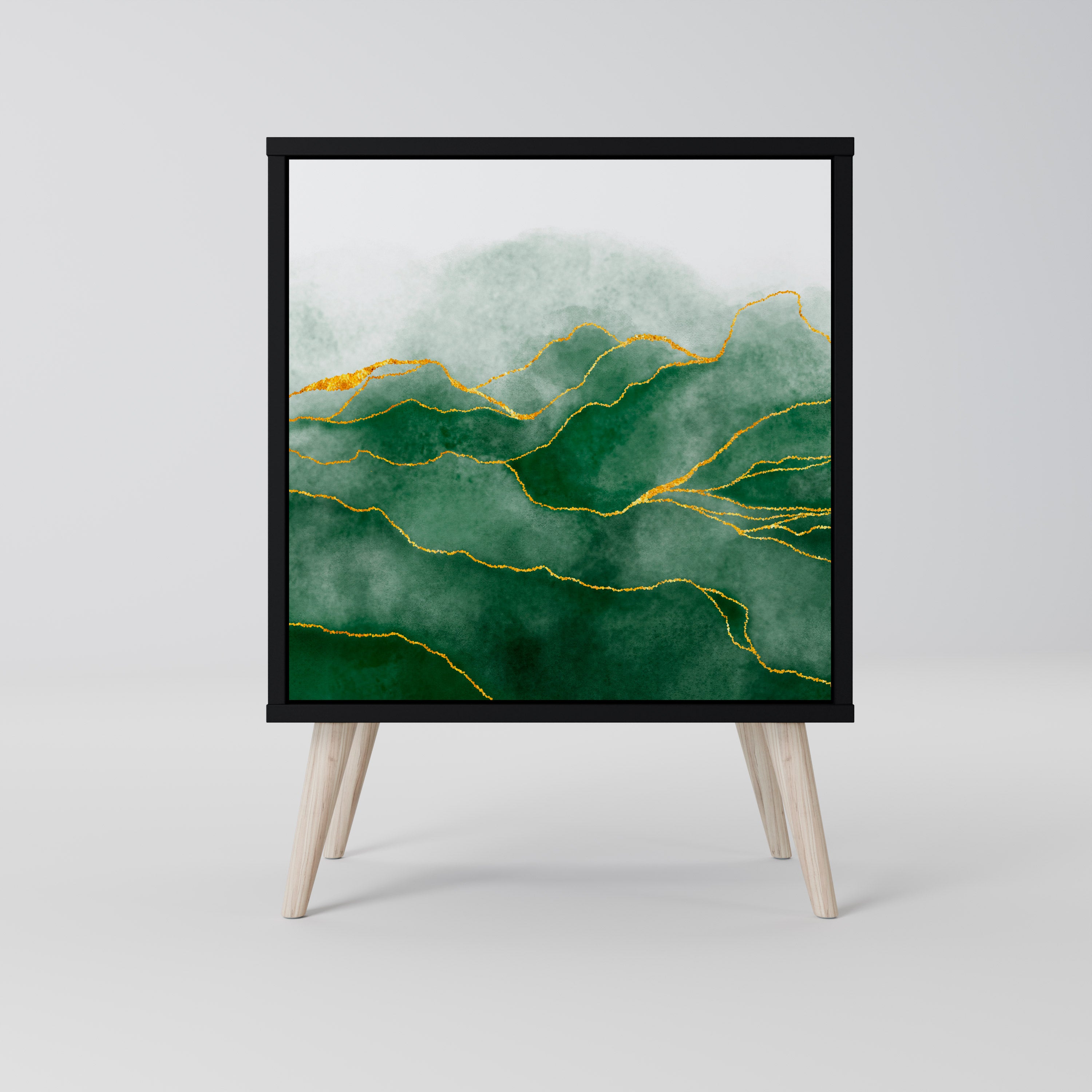 EXPENSIVE NATURE Komoda 1-drzwiowa korpus Czarny