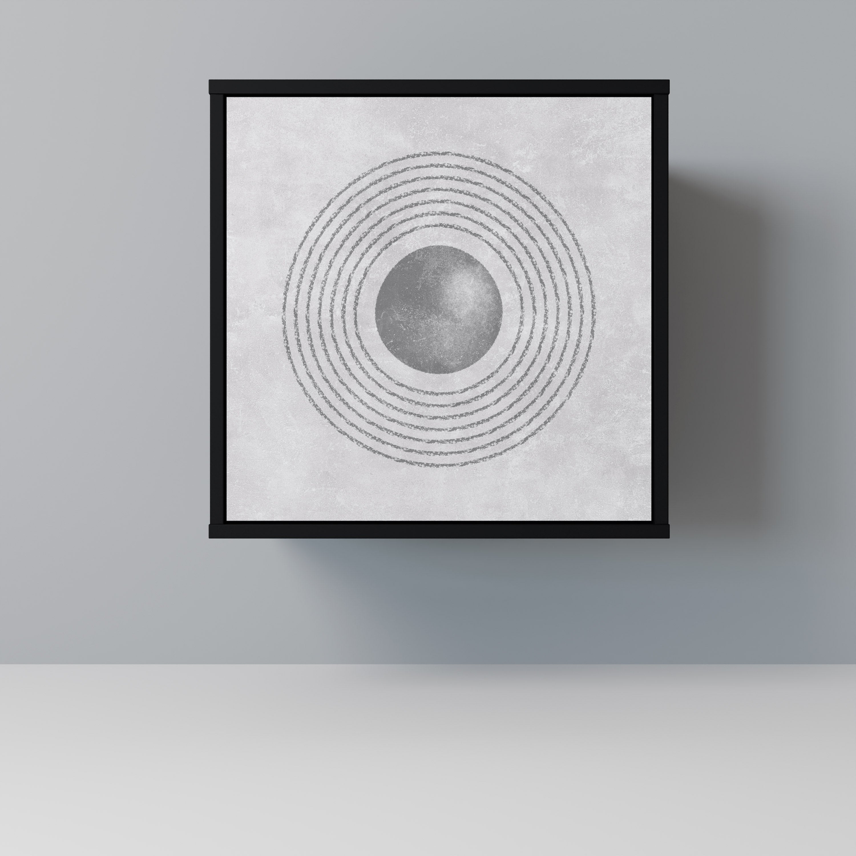 SOLID CIRCLES Komoda 1-drzwiowa korpus Czarny