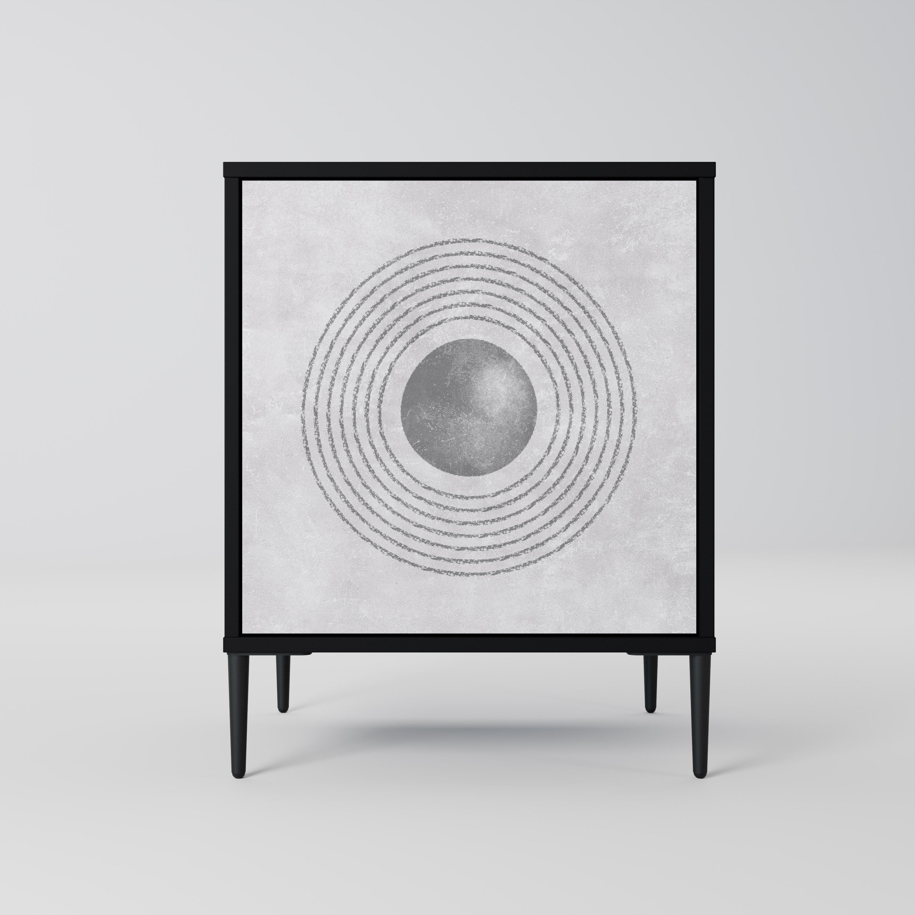 SOLID CIRCLES Komoda 1-drzwiowa korpus Czarny