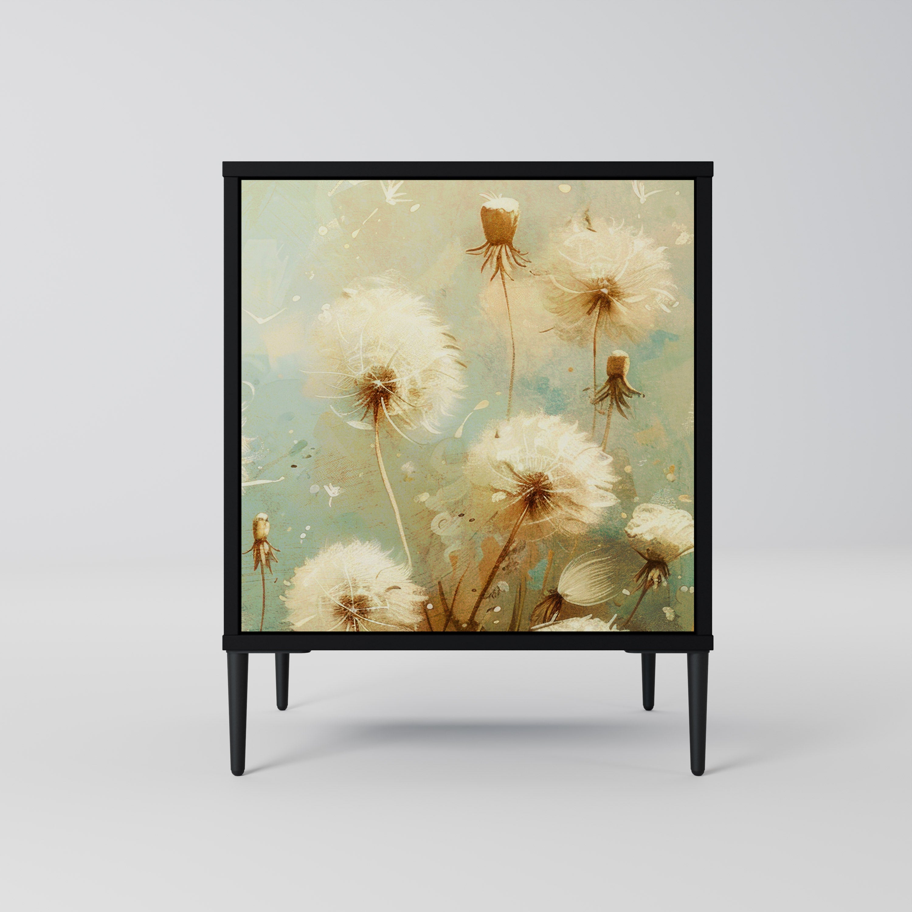 DREAMY MEADOW Komoda 1-drzwiowa korpus Czarny