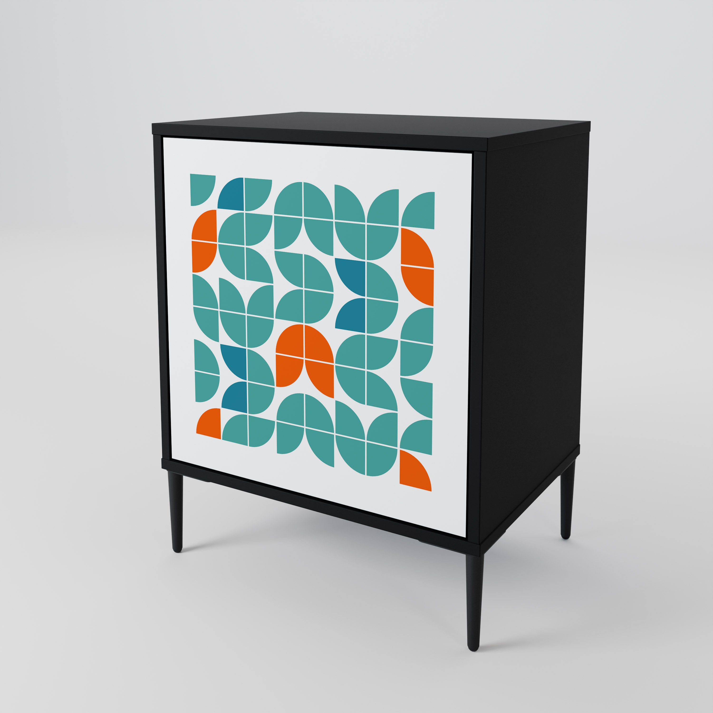 BE THE CHANGE Komoda 1-drzwiowa korpus Czarny