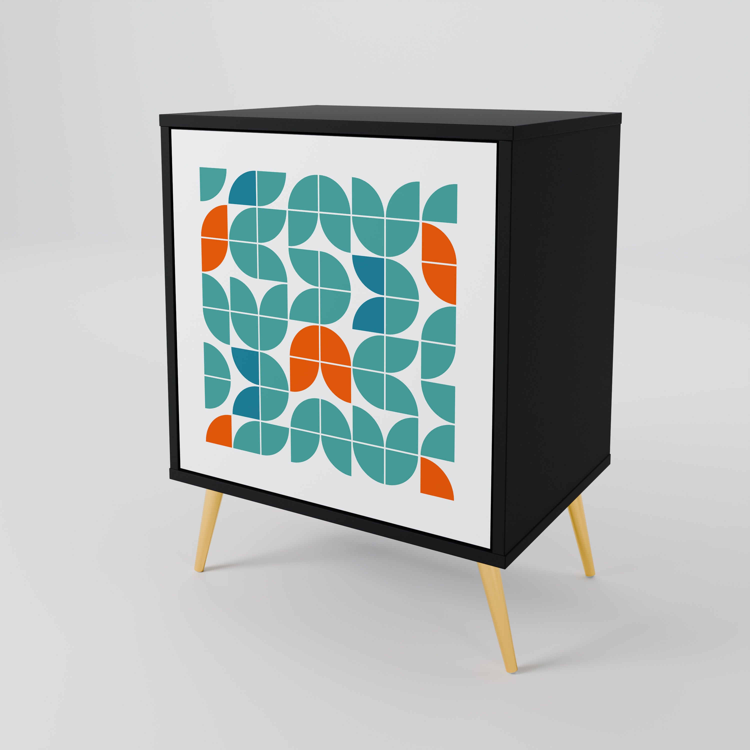 BE THE CHANGE Komoda 1-drzwiowa korpus Czarny