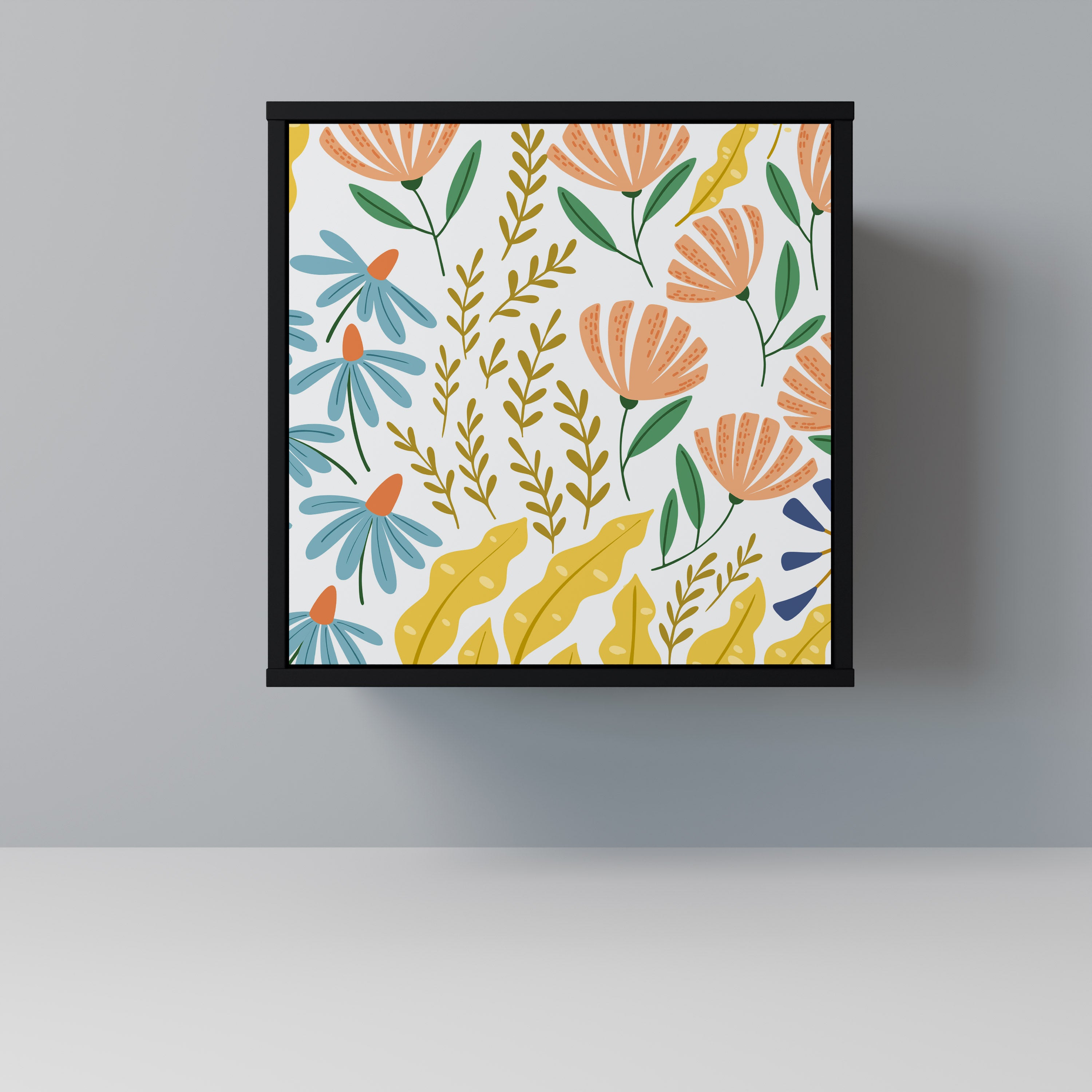 HELLO SPRING Komoda 1-drzwiowa korpus Czarny