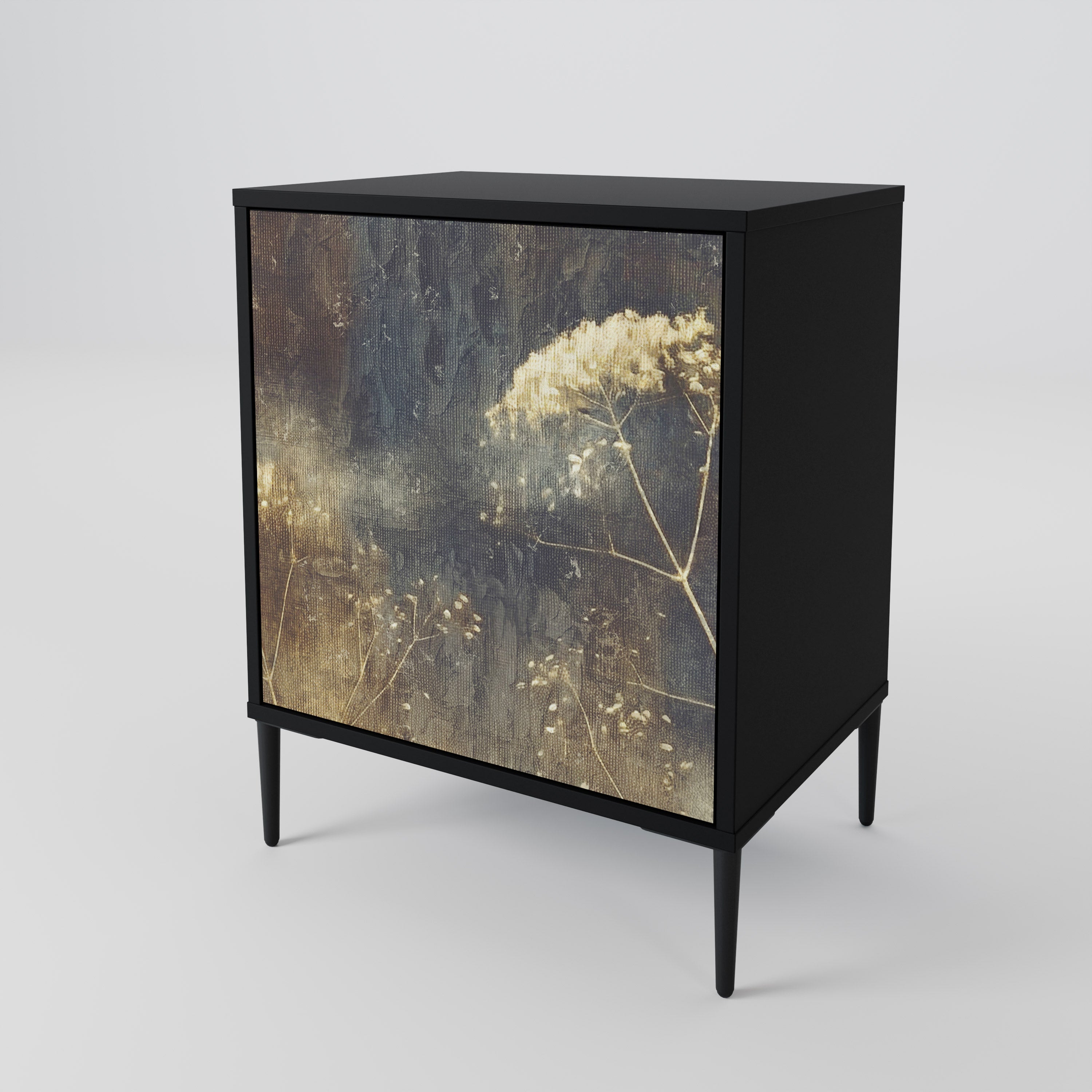 GENTLE POWER Komoda 1-drzwiowa korpus Czarny