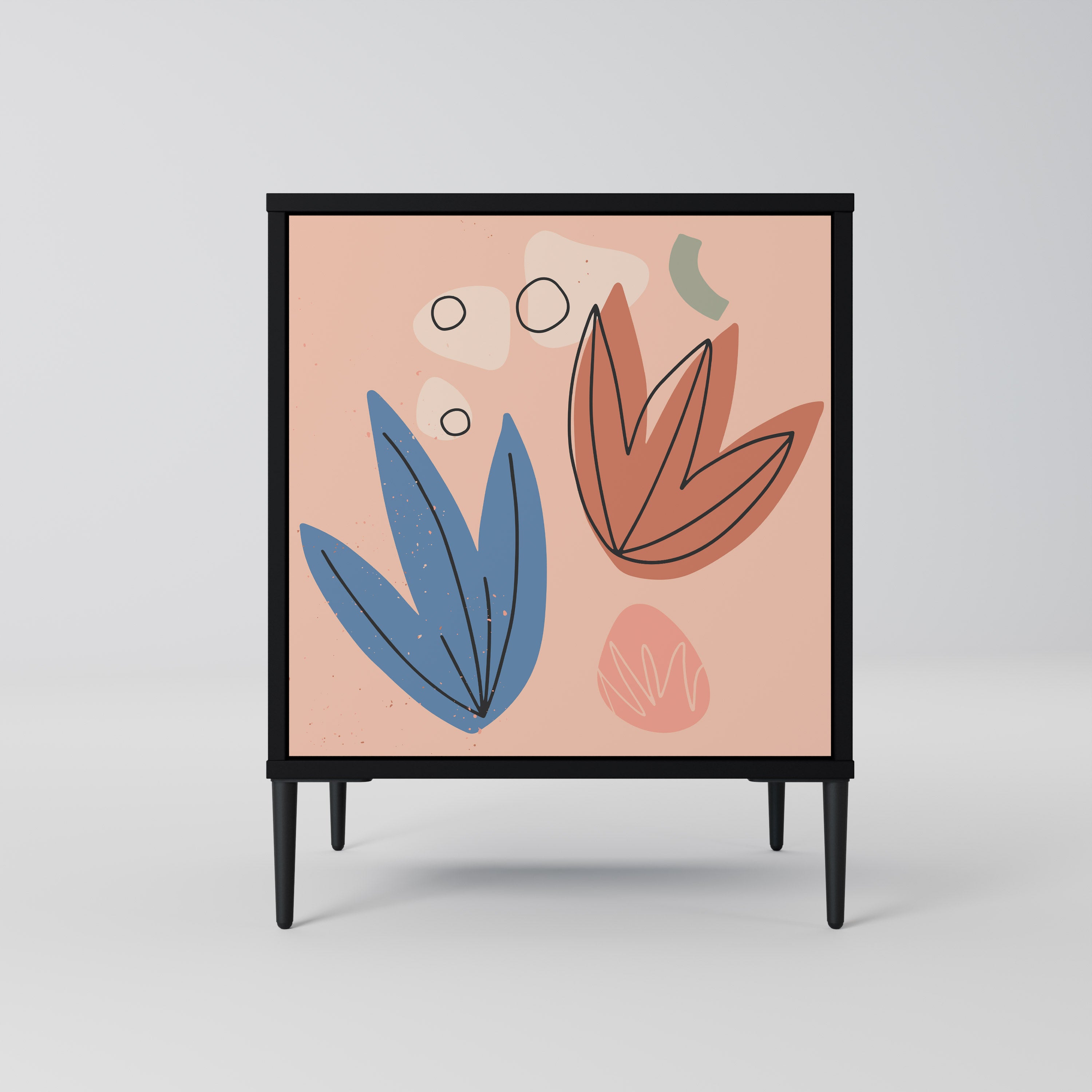 PASTEL DESTINY Komoda 1-drzwiowa korpus Czarny