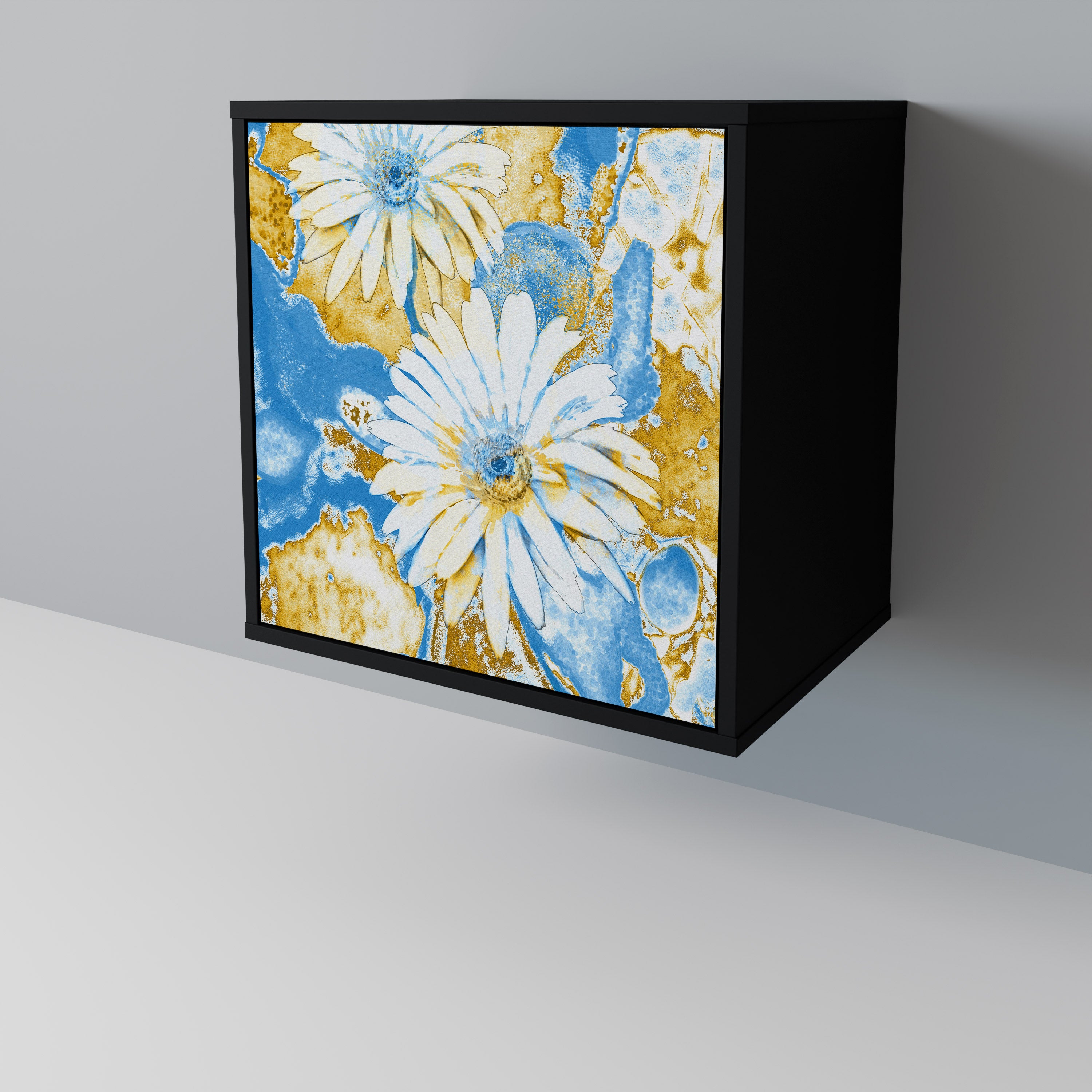 DAISY LUXE Komoda 1-drzwiowa korpus Czarny