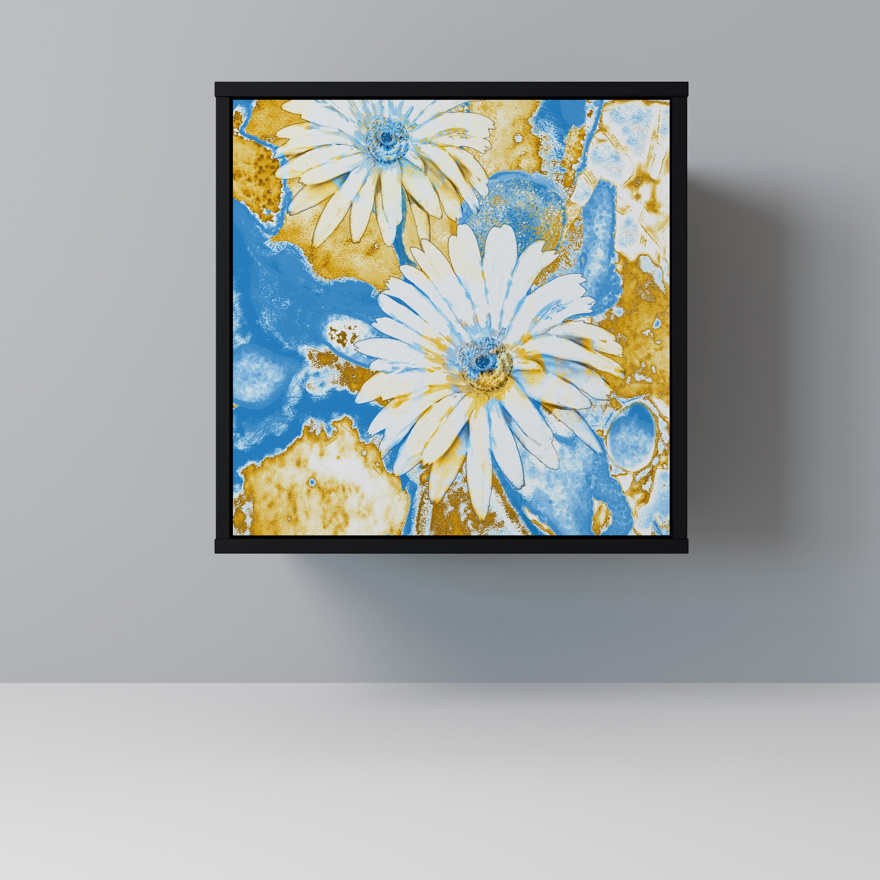 DAISY LUXE Komoda 1-drzwiowa korpus Czarny