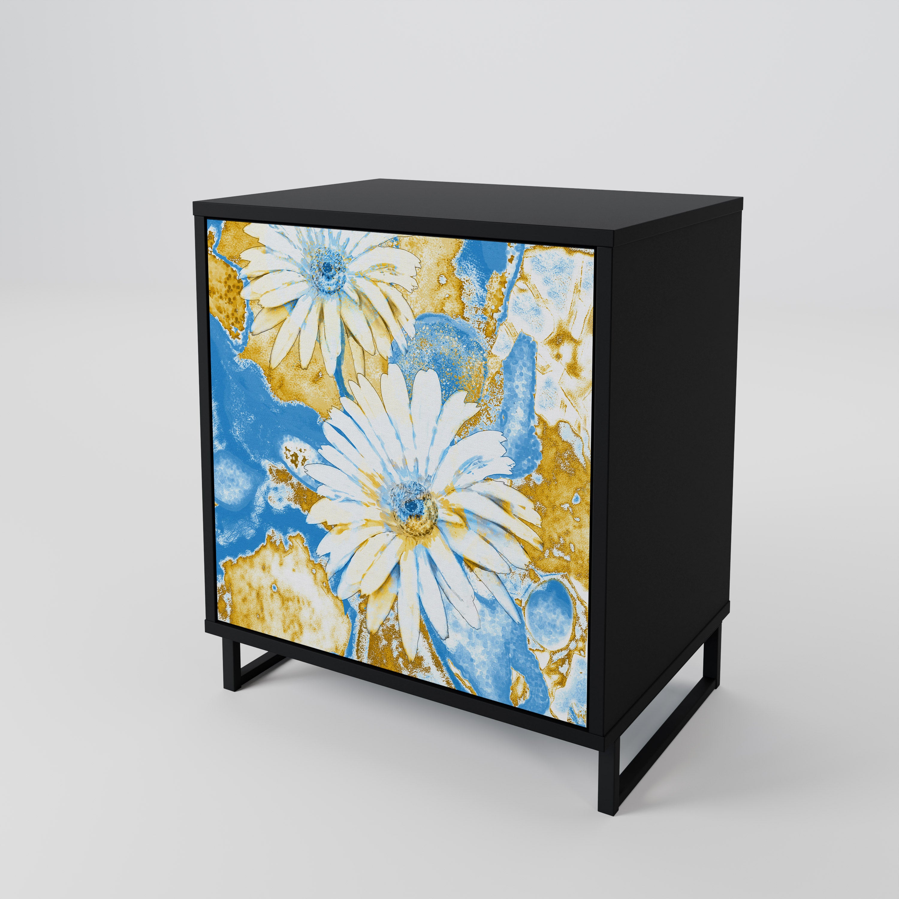 DAISY LUXE Komoda 1-drzwiowa korpus Czarny