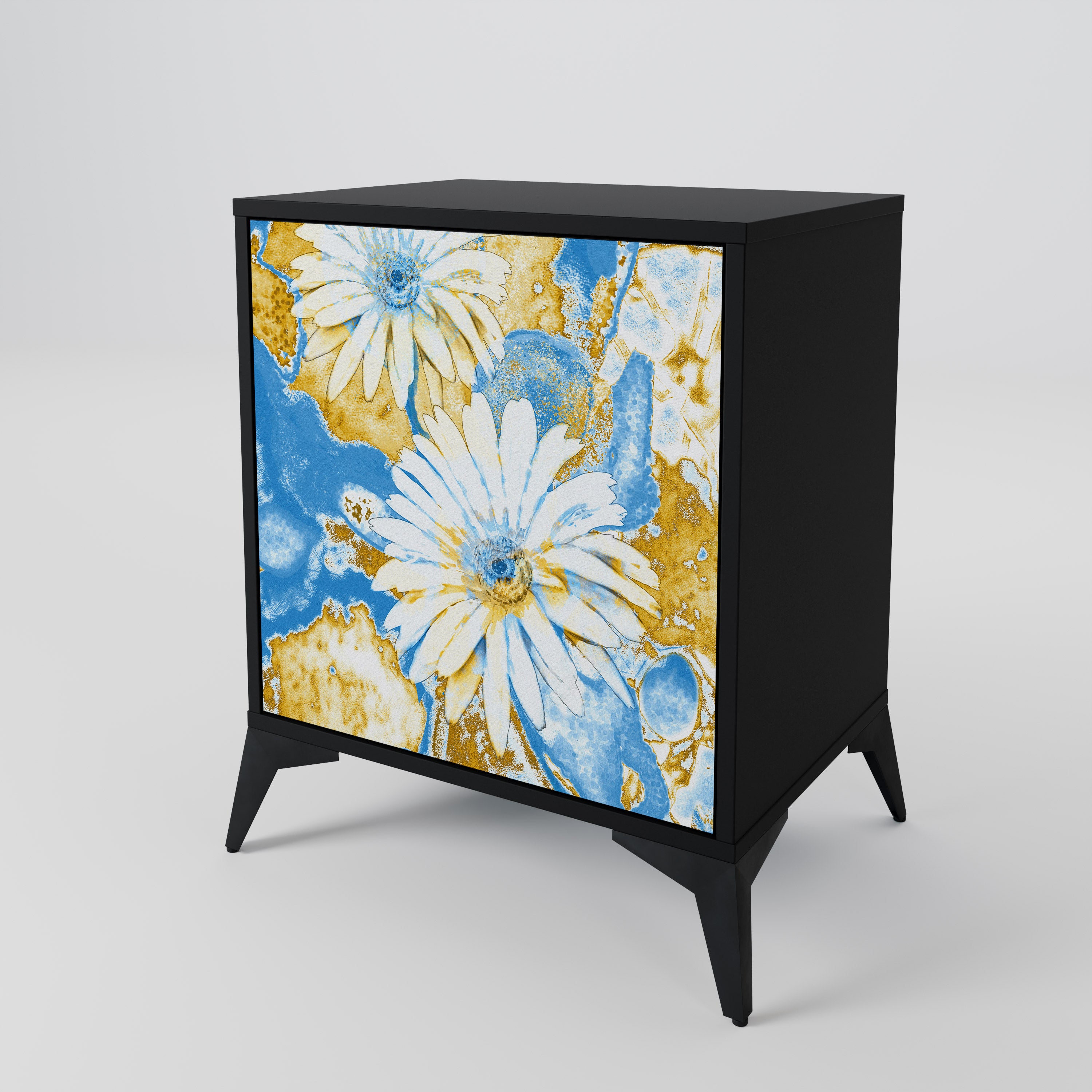 DAISY LUXE Komoda 1-drzwiowa korpus Czarny