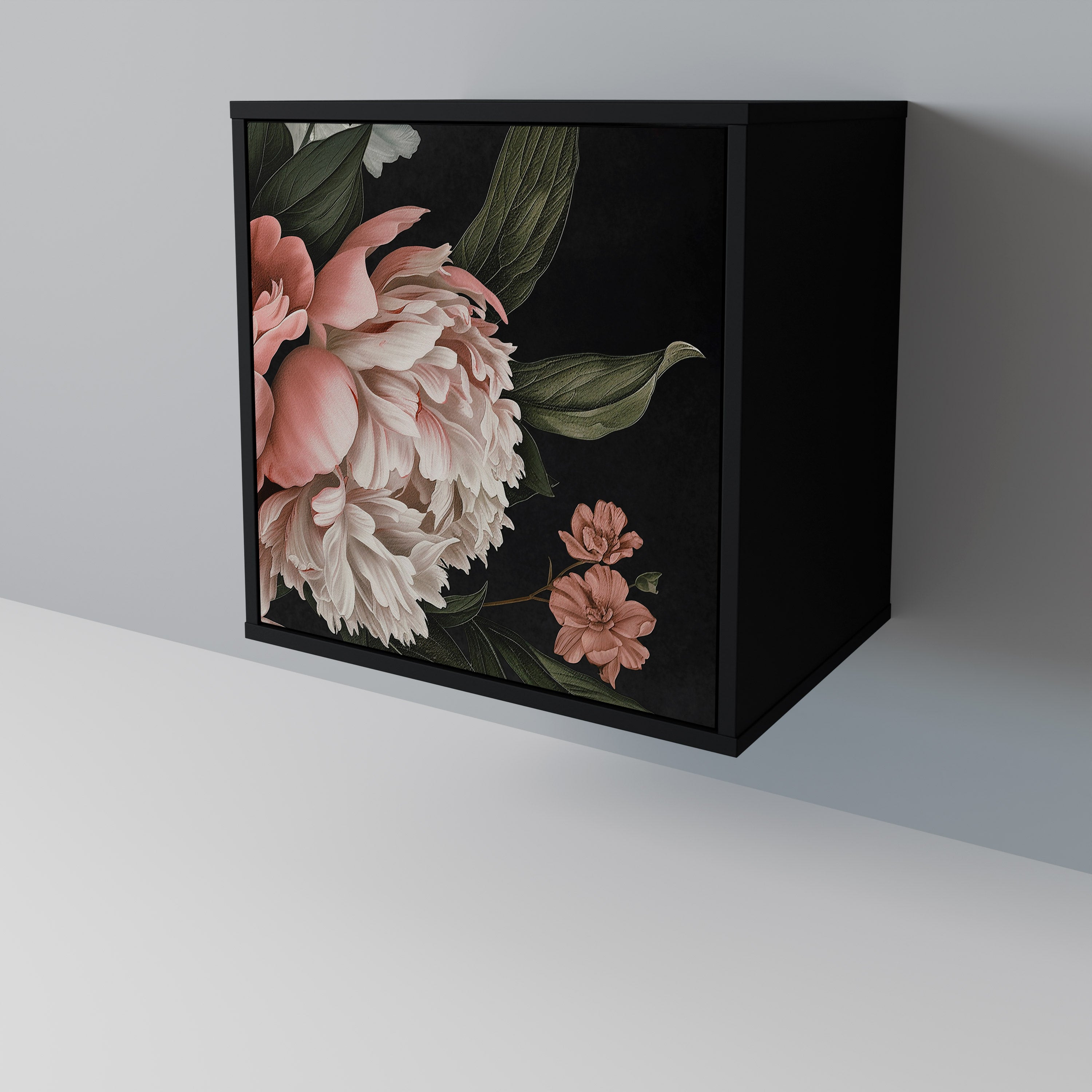 LUSH ELEGANCE Komoda 1-drzwiowa korpus Czarny