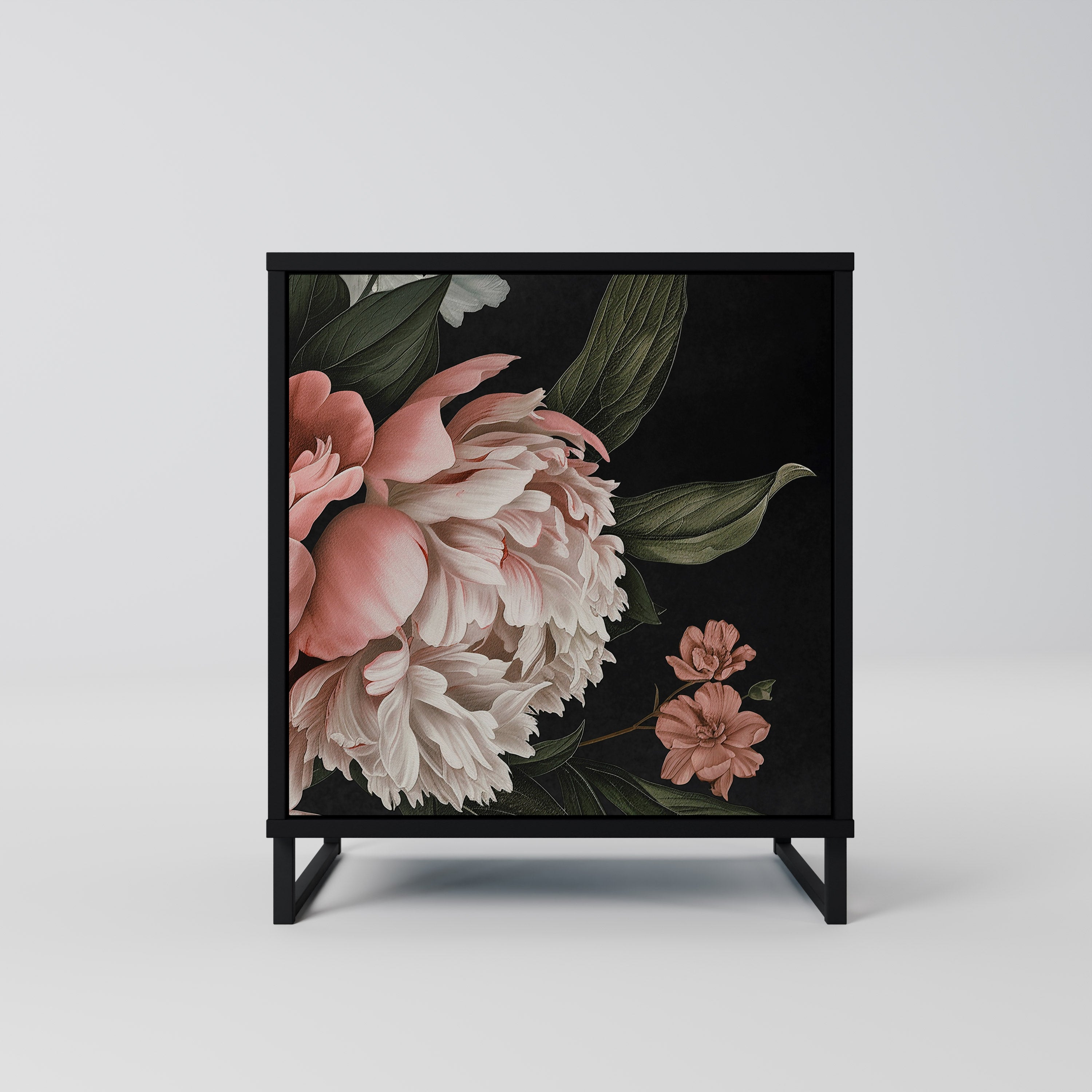 LUSH ELEGANCE Komoda 1-drzwiowa korpus Czarny
