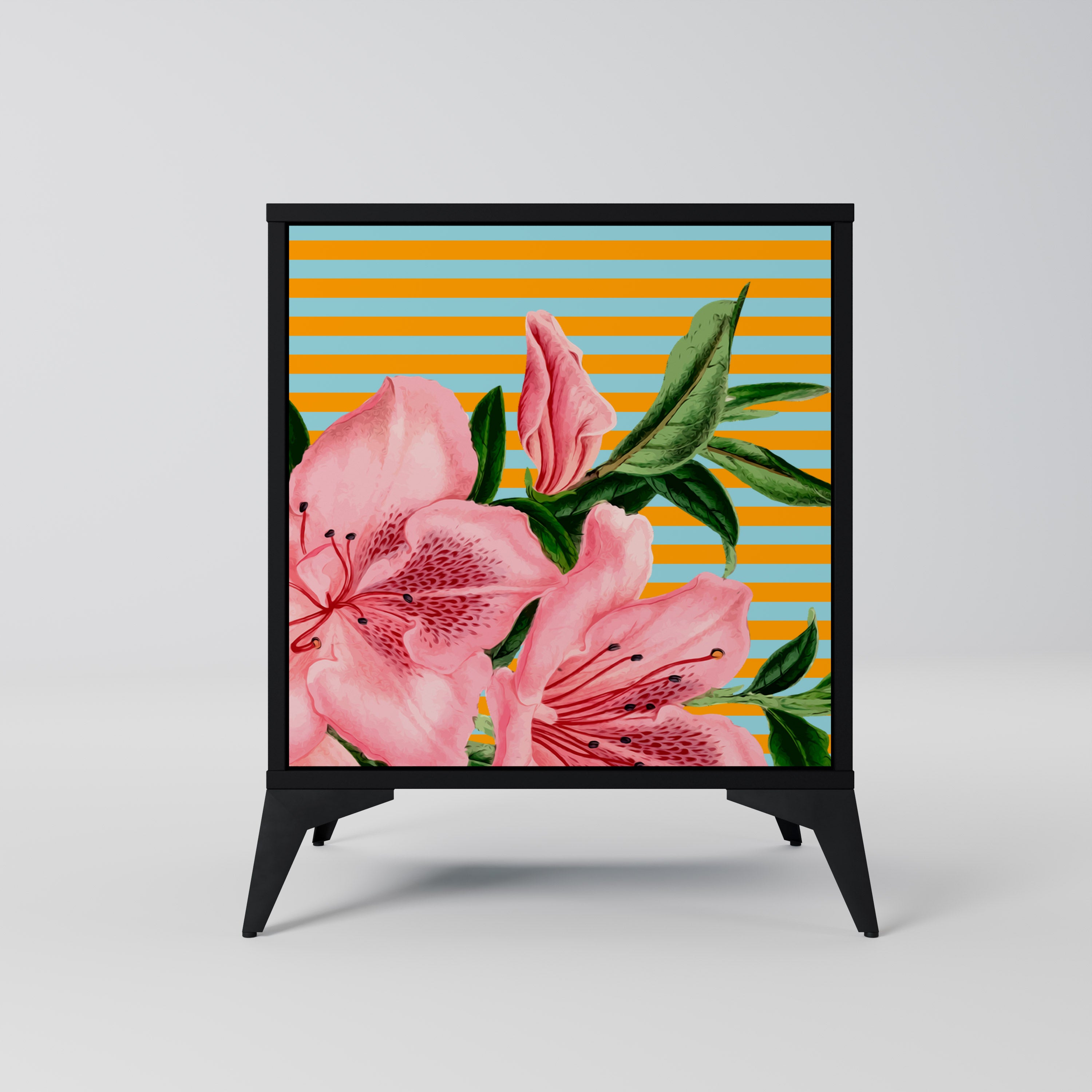 FRAGILE BEAUTY Komoda 1-drzwiowa korpus Czarny