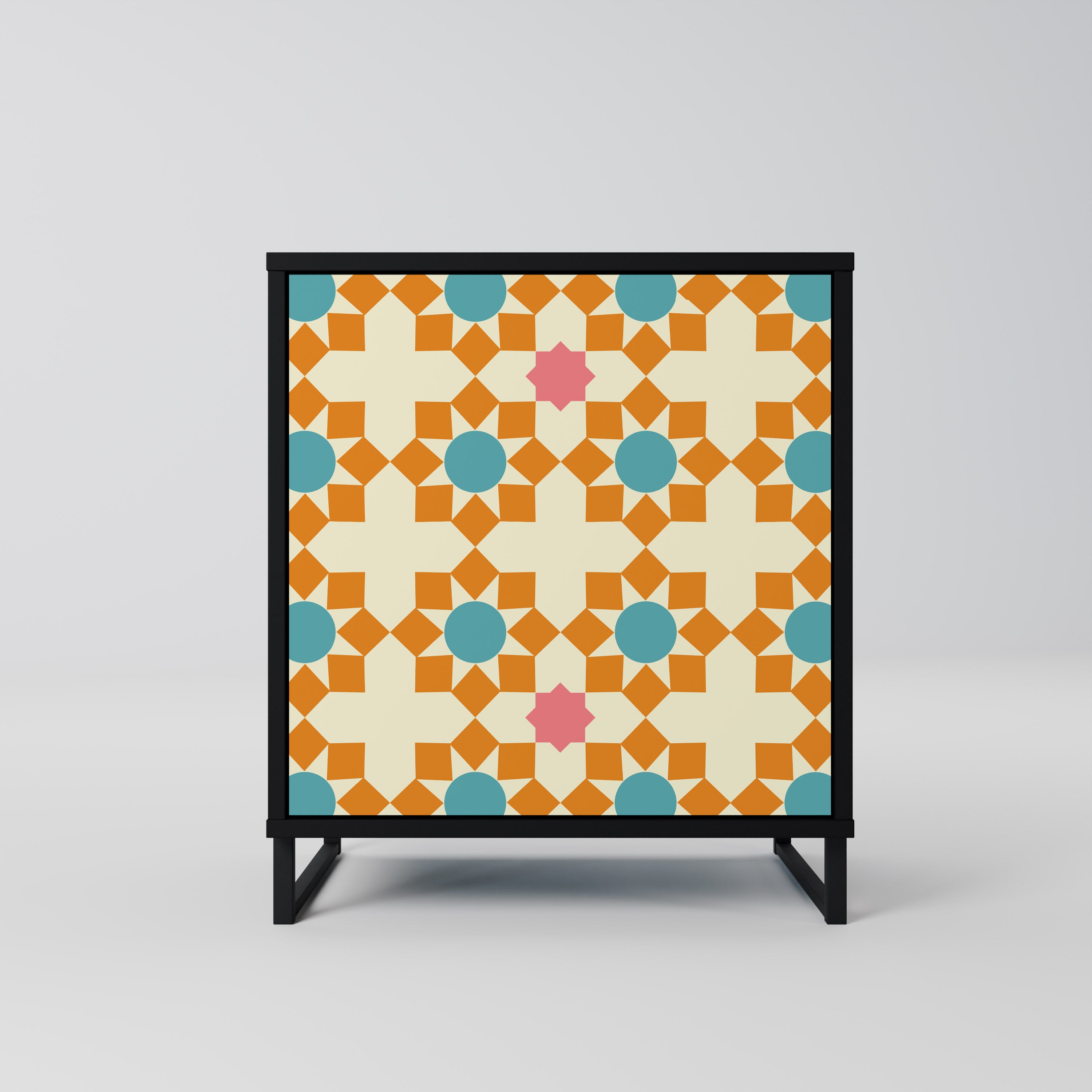 FLORAL DECOR Komoda 1-drzwiowa korpus Czarny