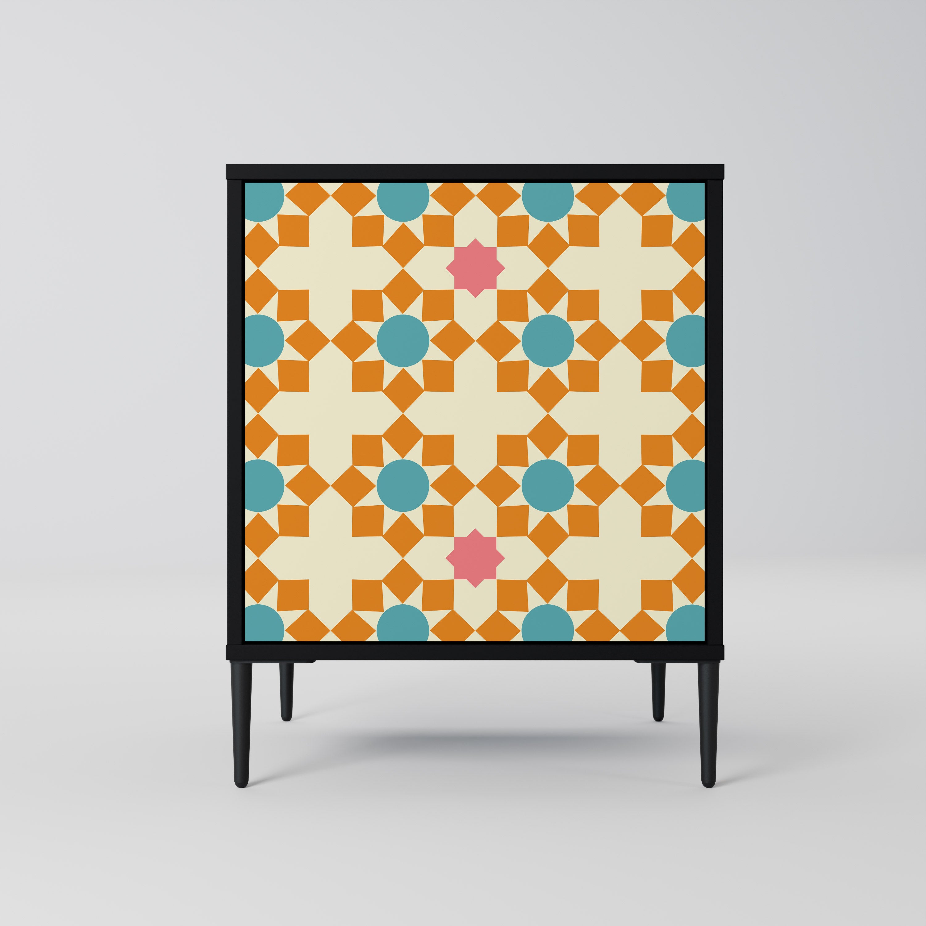 FLORAL DECOR Komoda 1-drzwiowa korpus Czarny