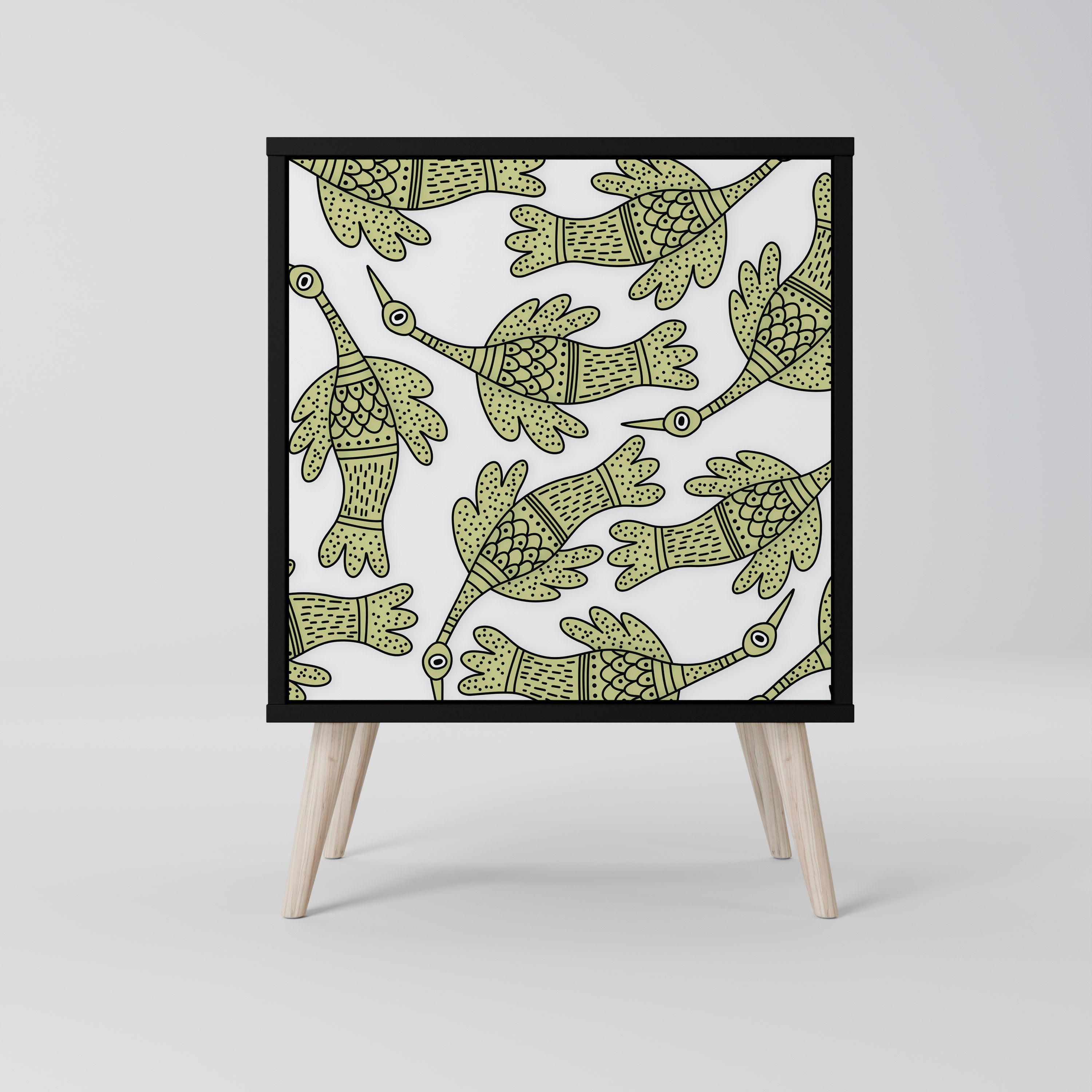 SEEDLING SONGBIRD Komoda 1-drzwiowa korpus Czarny