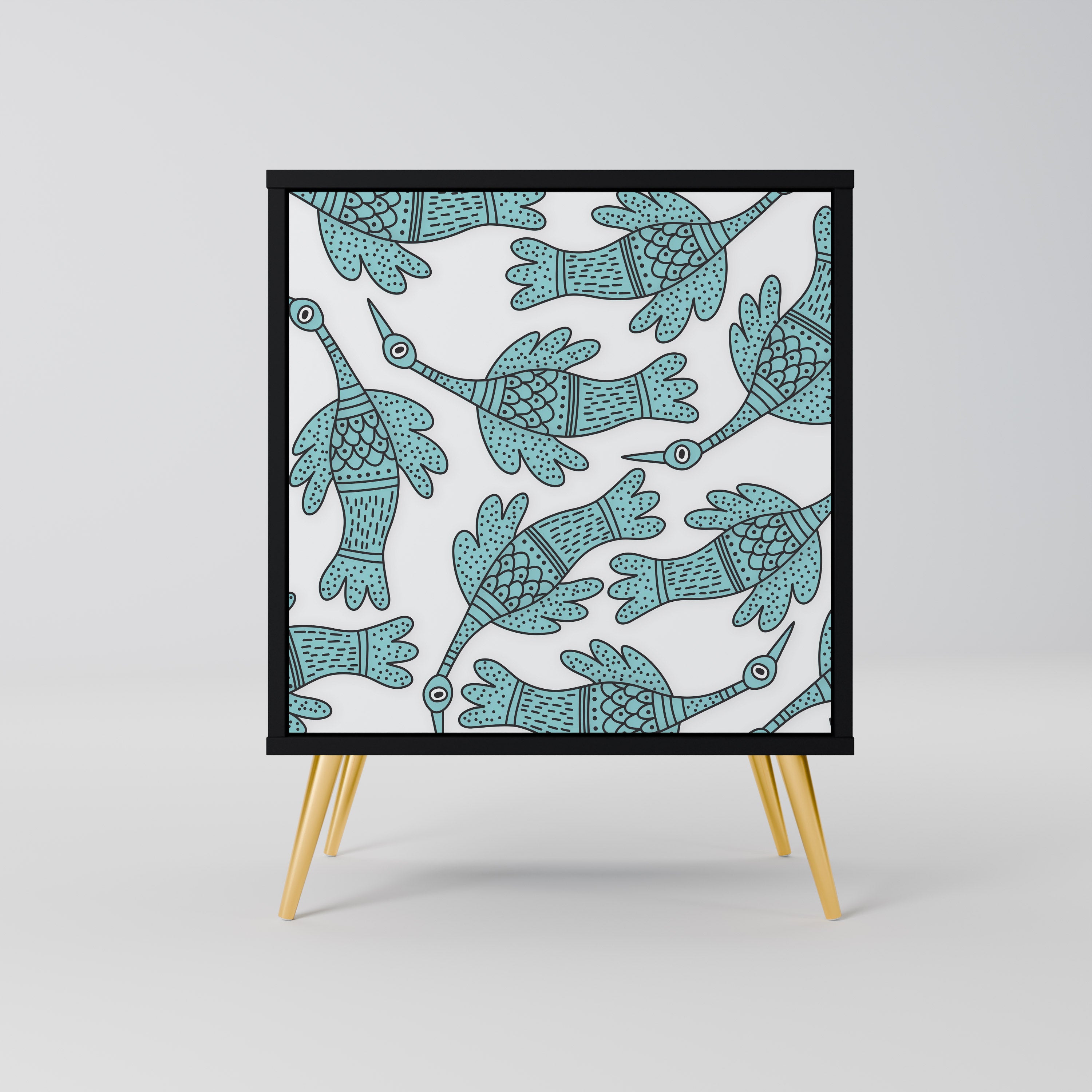 WATERSPOUT SONGIBIRD Komoda 1-drzwiowa korpus Czarny