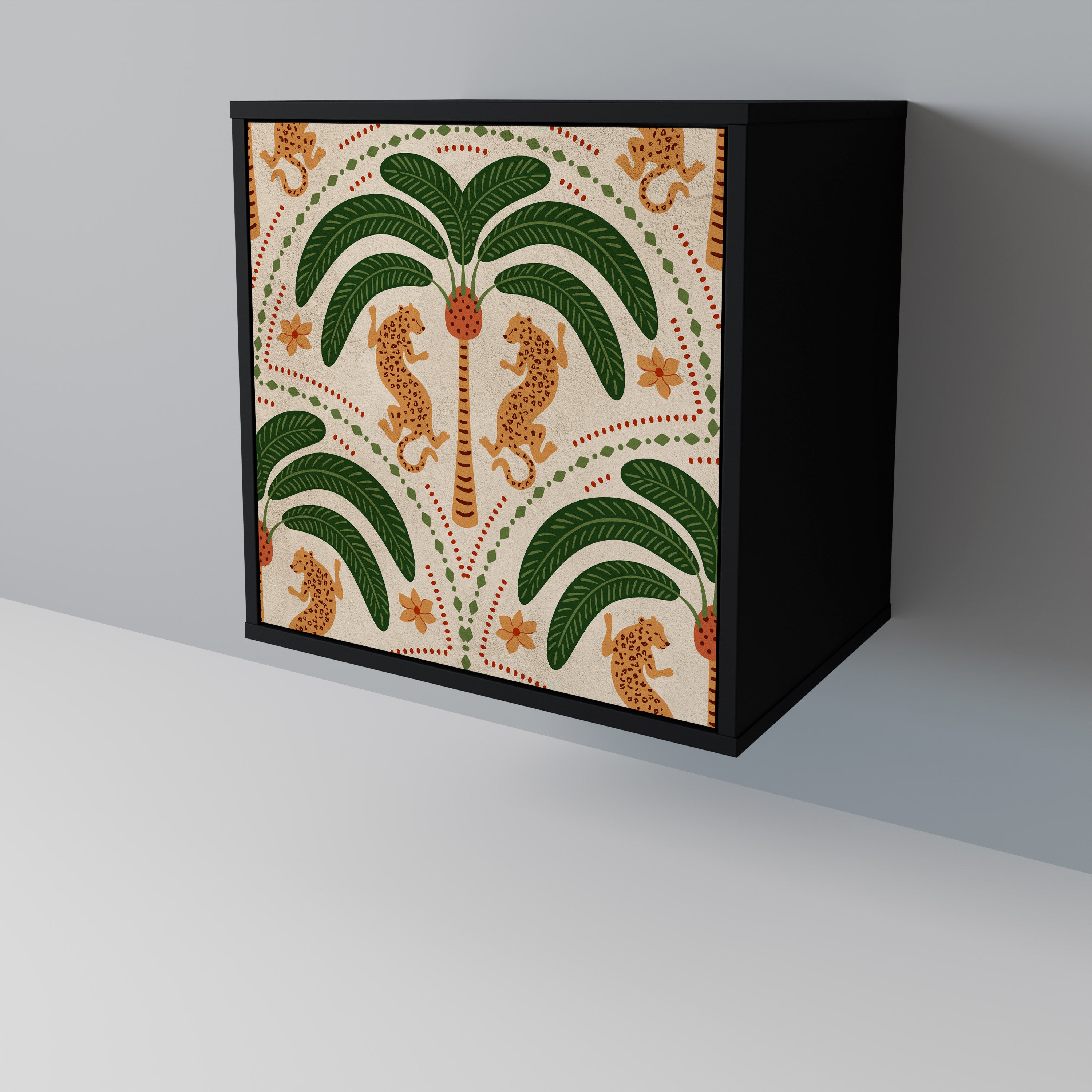 DANCING PREDATORS Komoda 1-drzwiowa korpus Czarny