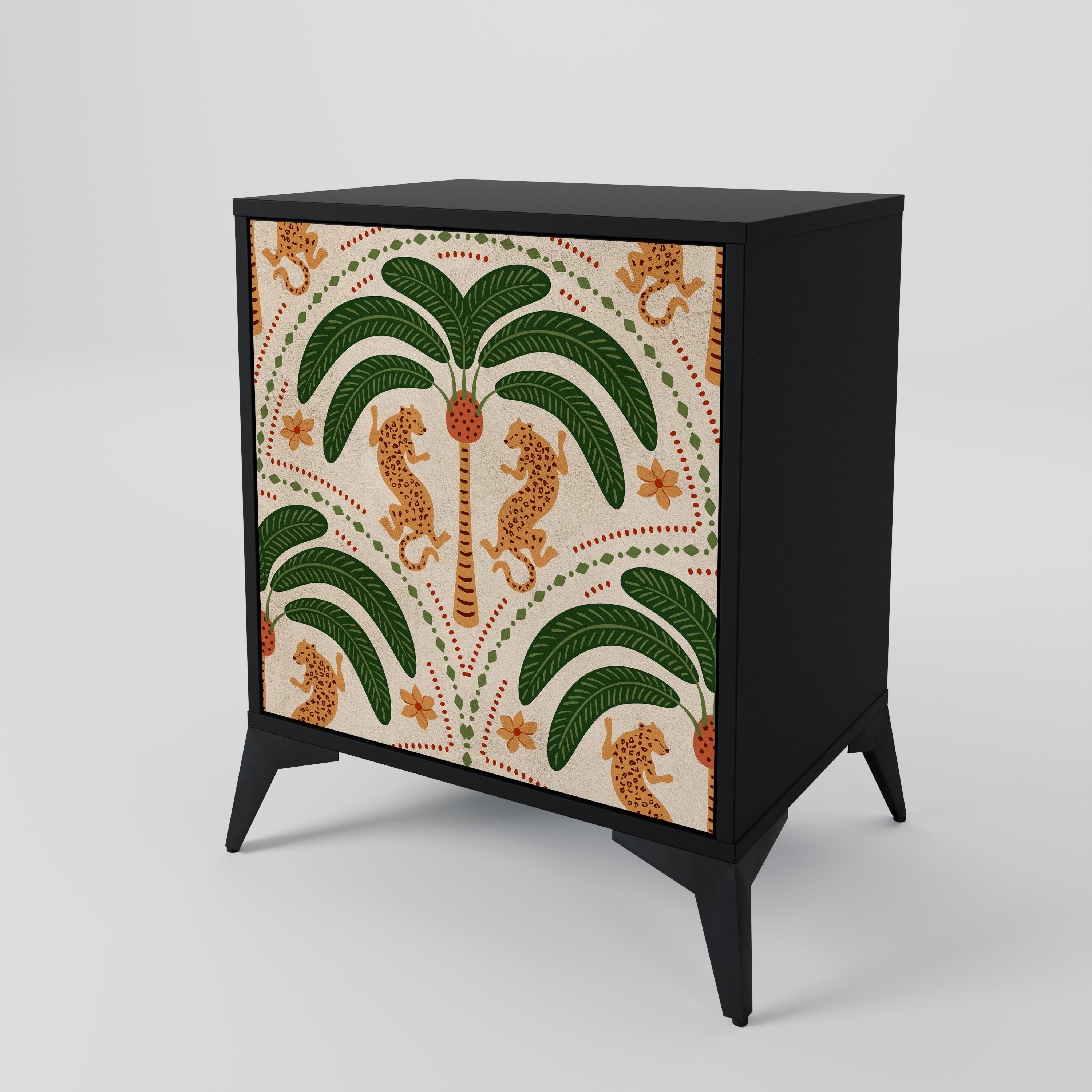 DANCING PREDATORS Komoda 1-drzwiowa korpus Czarny