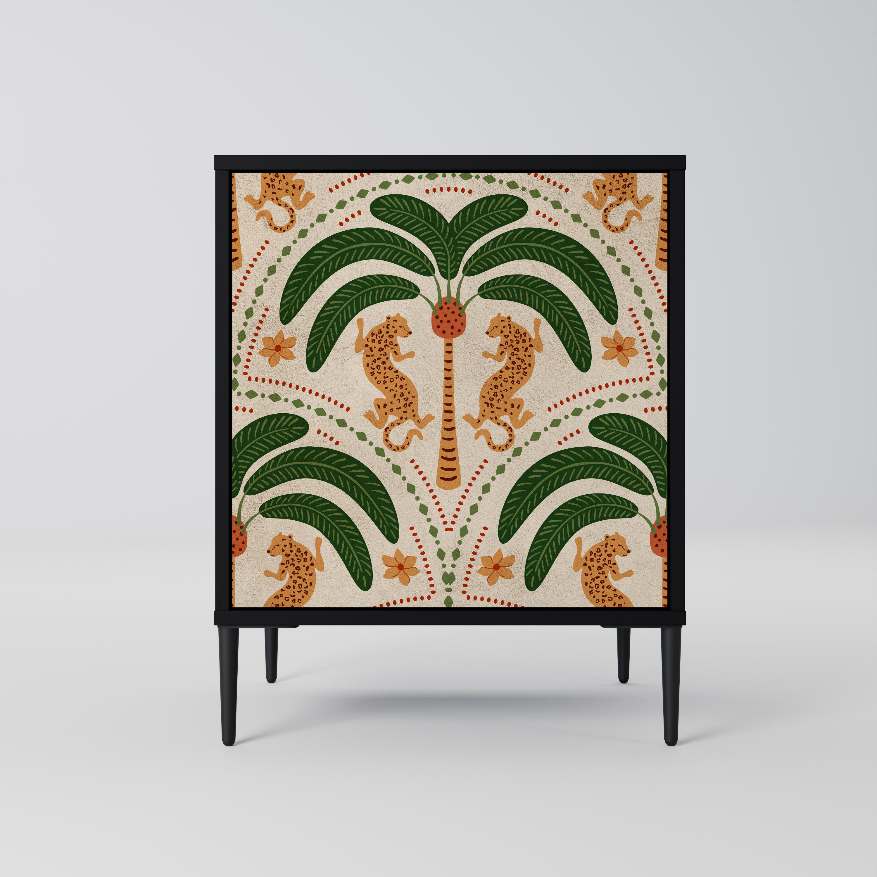 DANCING PREDATORS Komoda 1-drzwiowa korpus Czarny