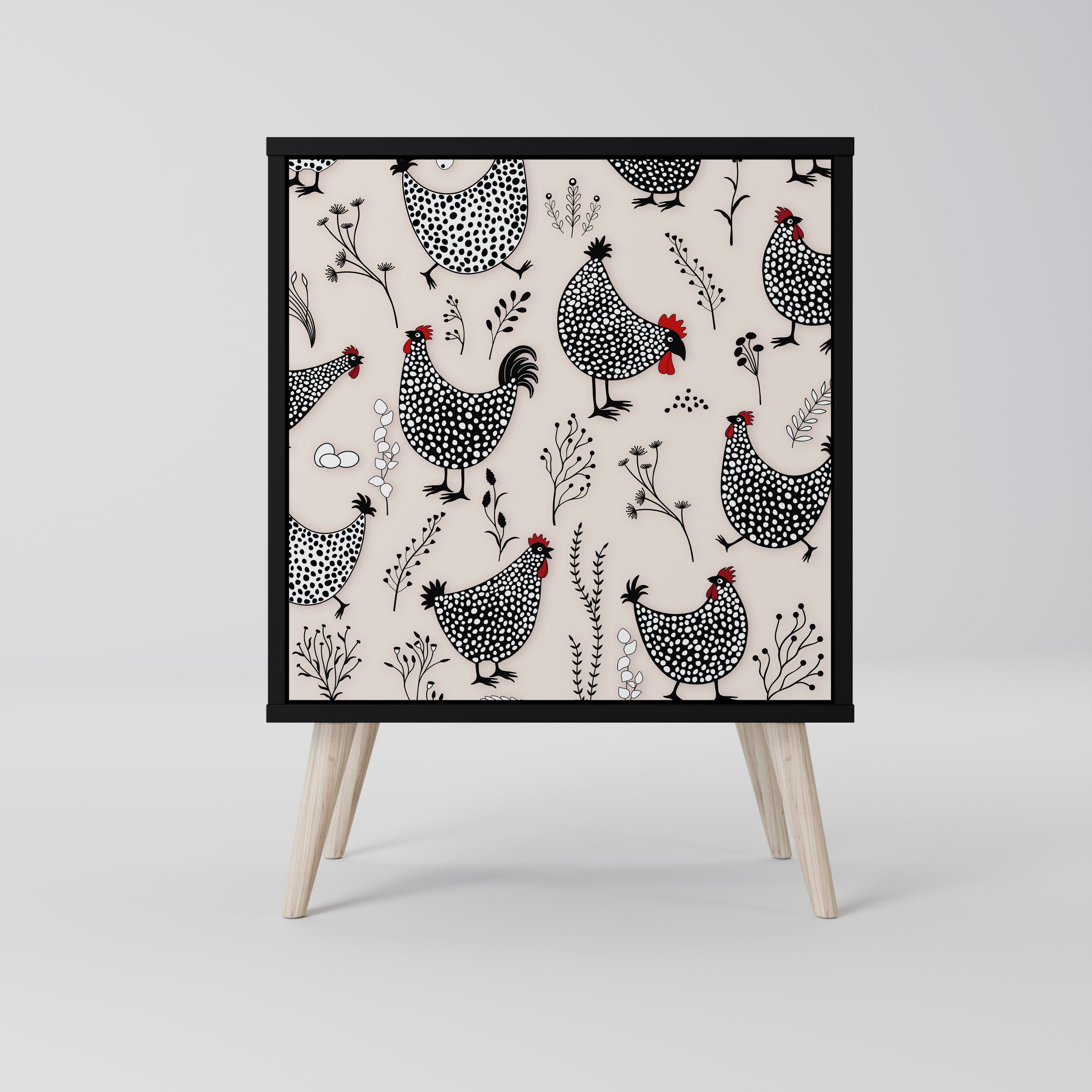 HAPPY HENS Komoda 1-drzwiowa korpus Czarny