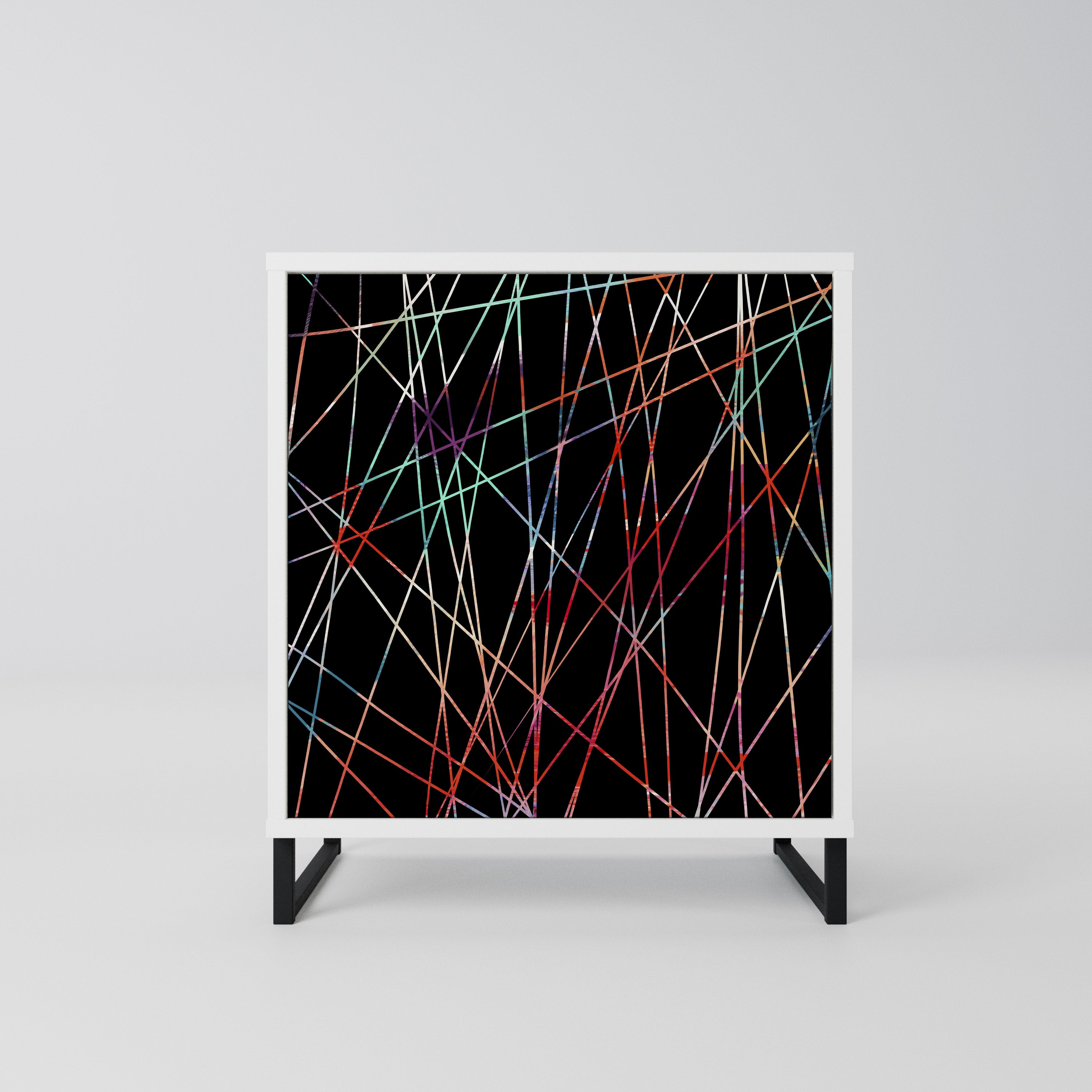 LUMINOUS SNARE Komoda 1-drzwiowa korpus Biały