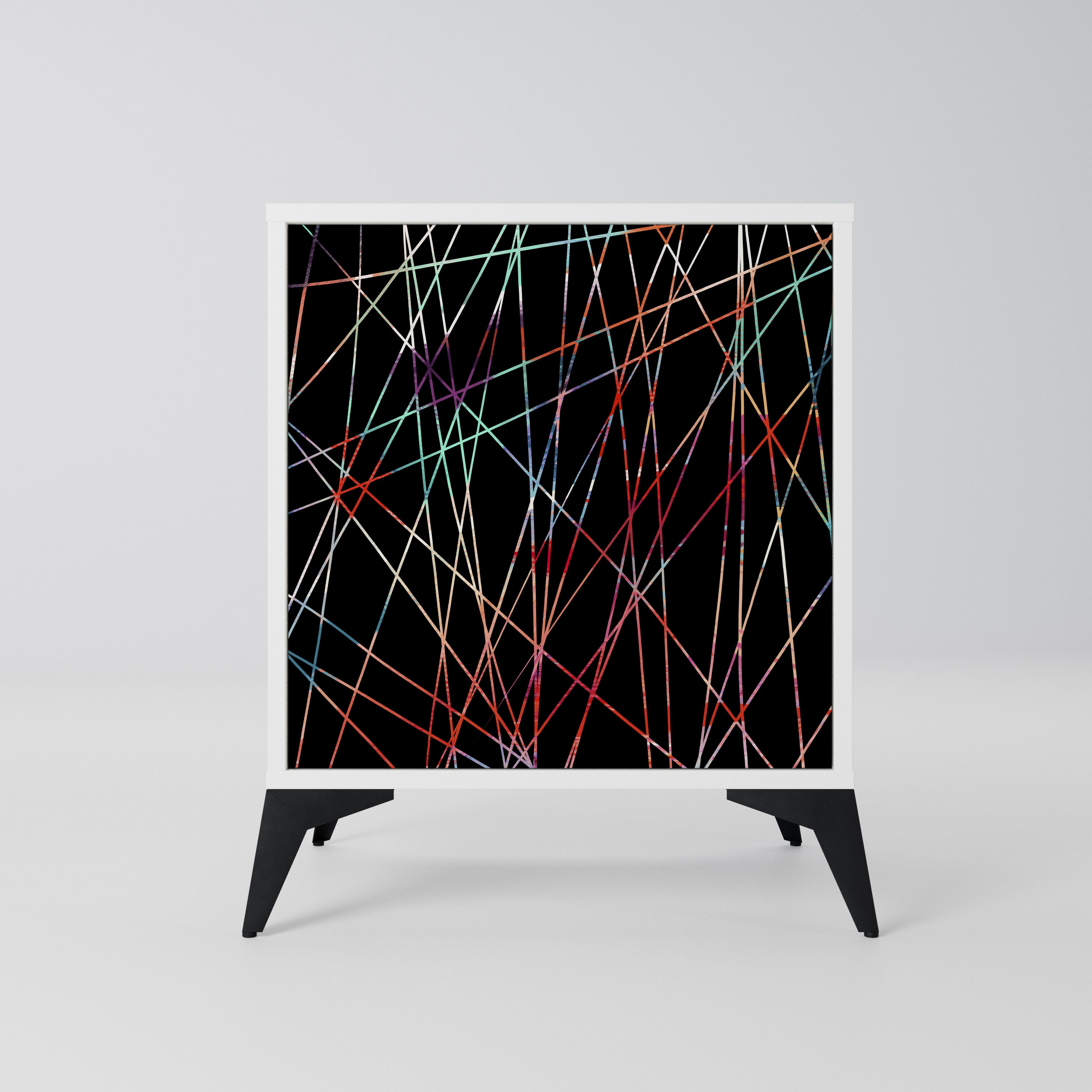 LUMINOUS SNARE Komoda 1-drzwiowa korpus Biały