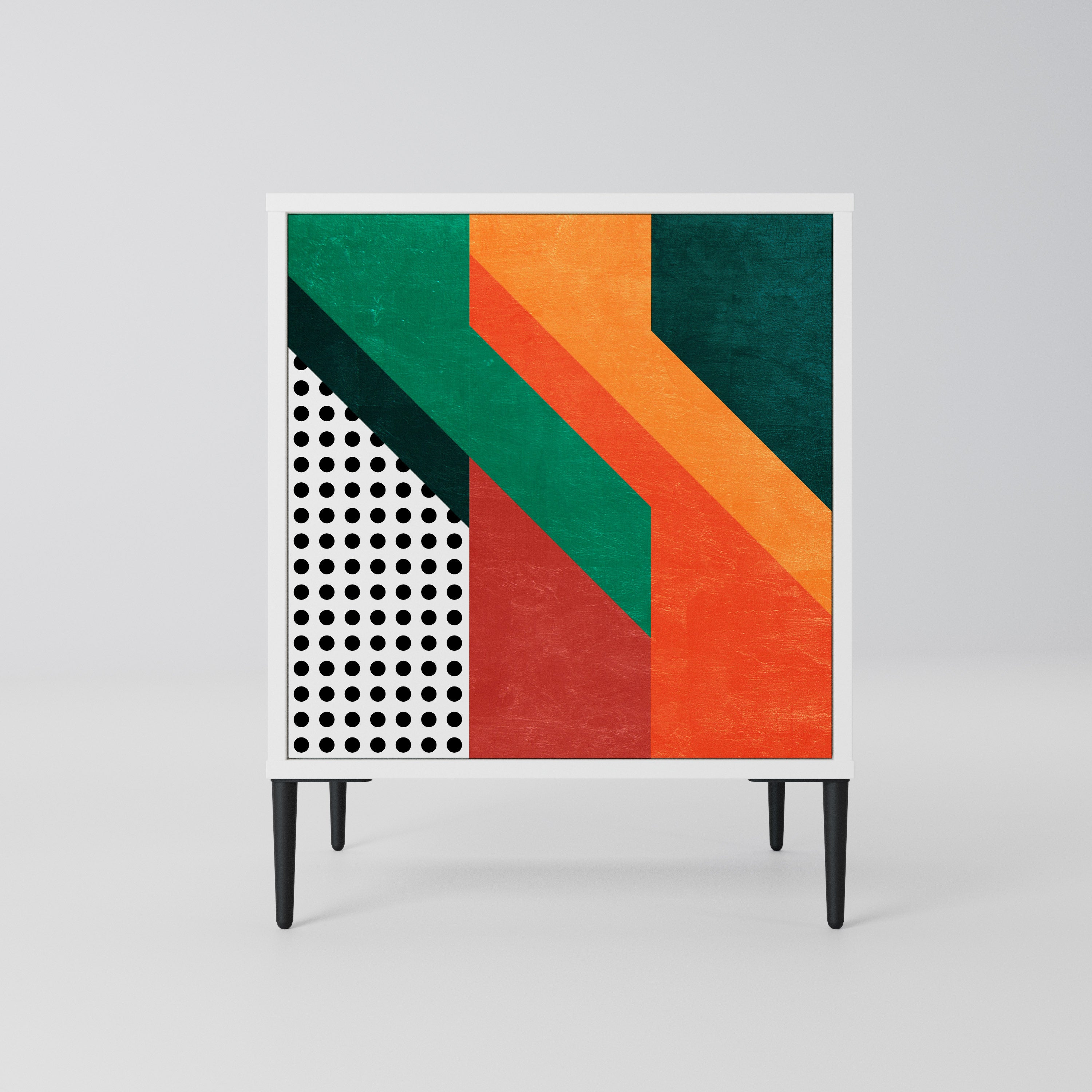 MAKESHIFT ARTISTRY Komoda 1-drzwiowa korpus Biały