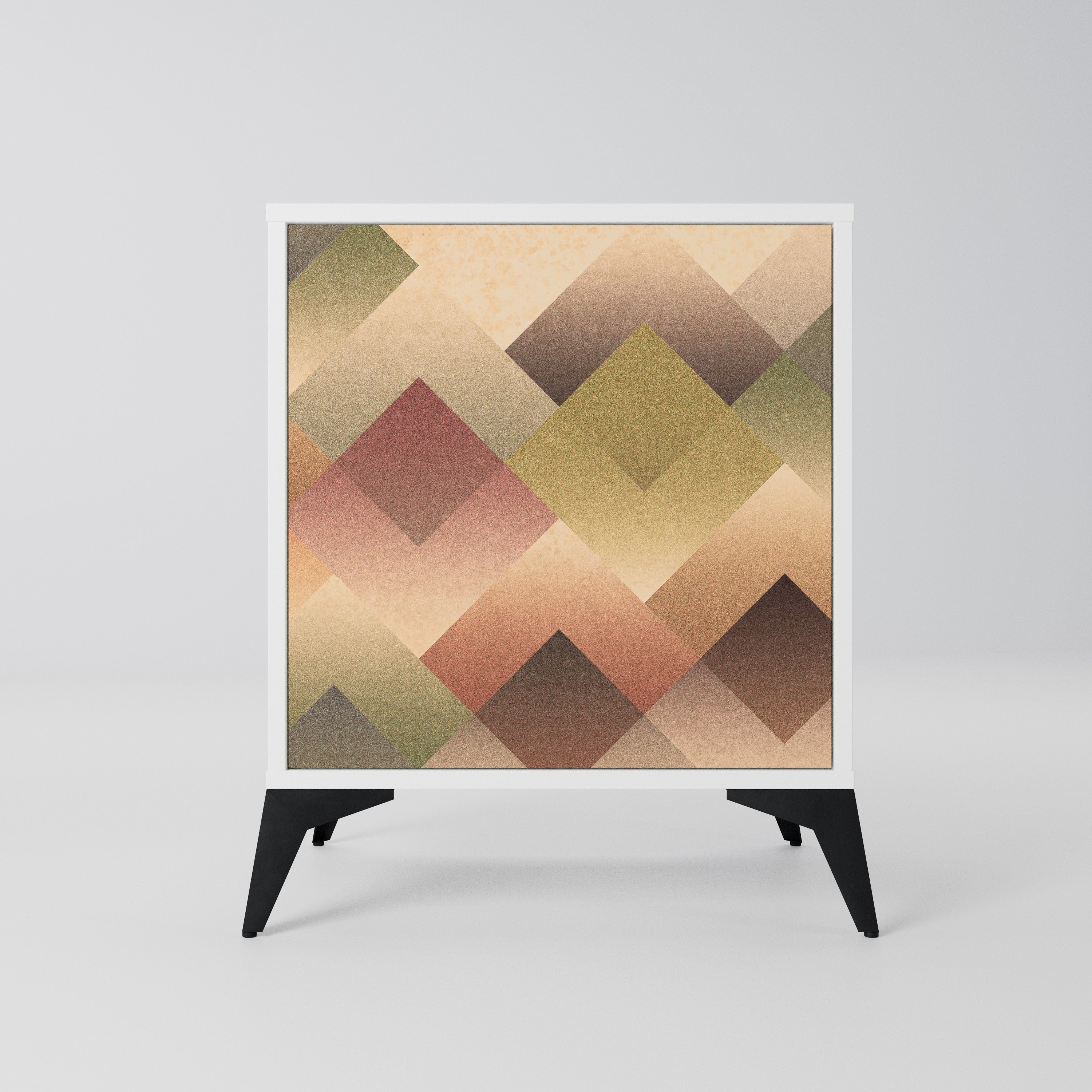 GEOMETRIC FUSION Komoda 1-drzwiowa korpus Biały