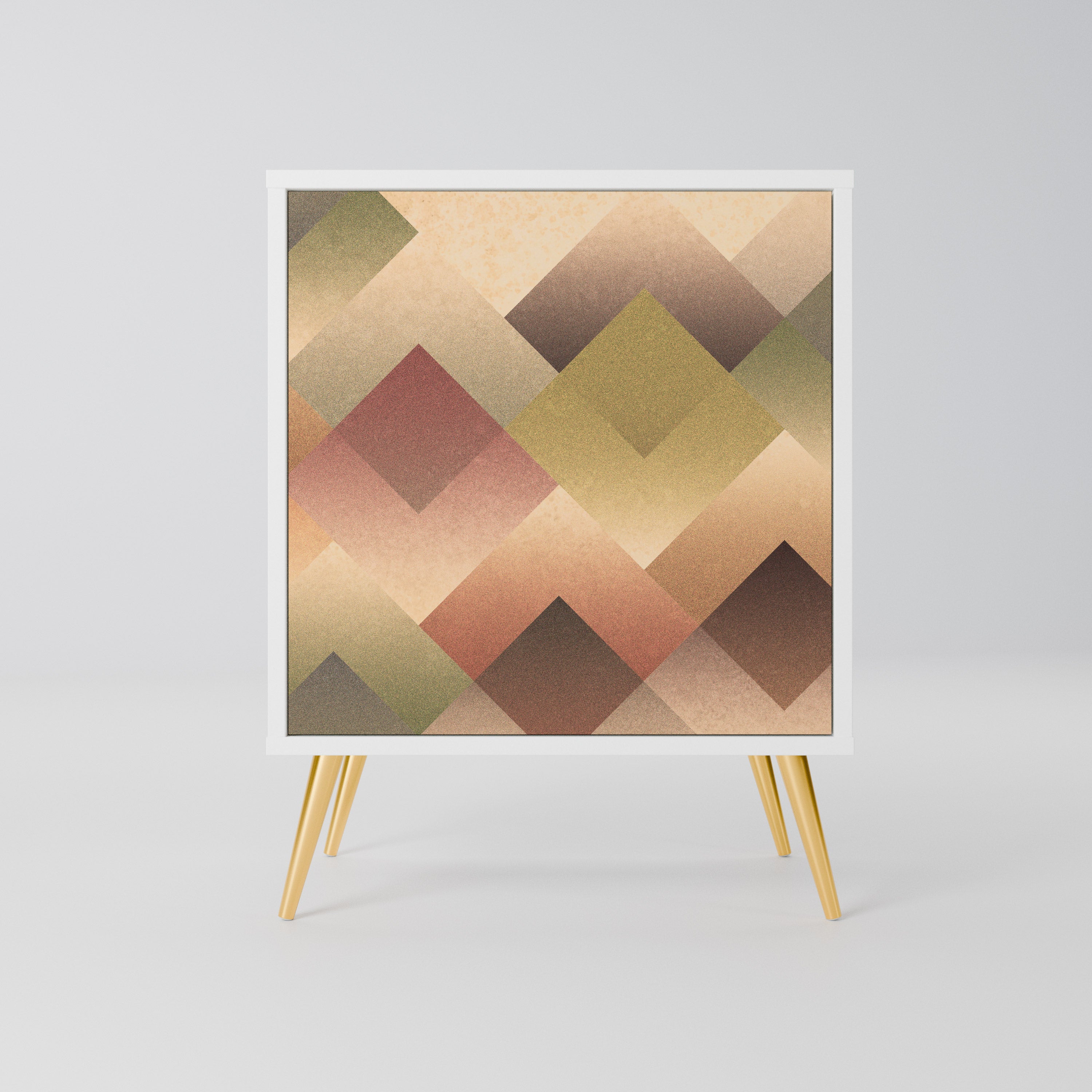 GEOMETRIC FUSION Komoda 1-drzwiowa korpus Biały