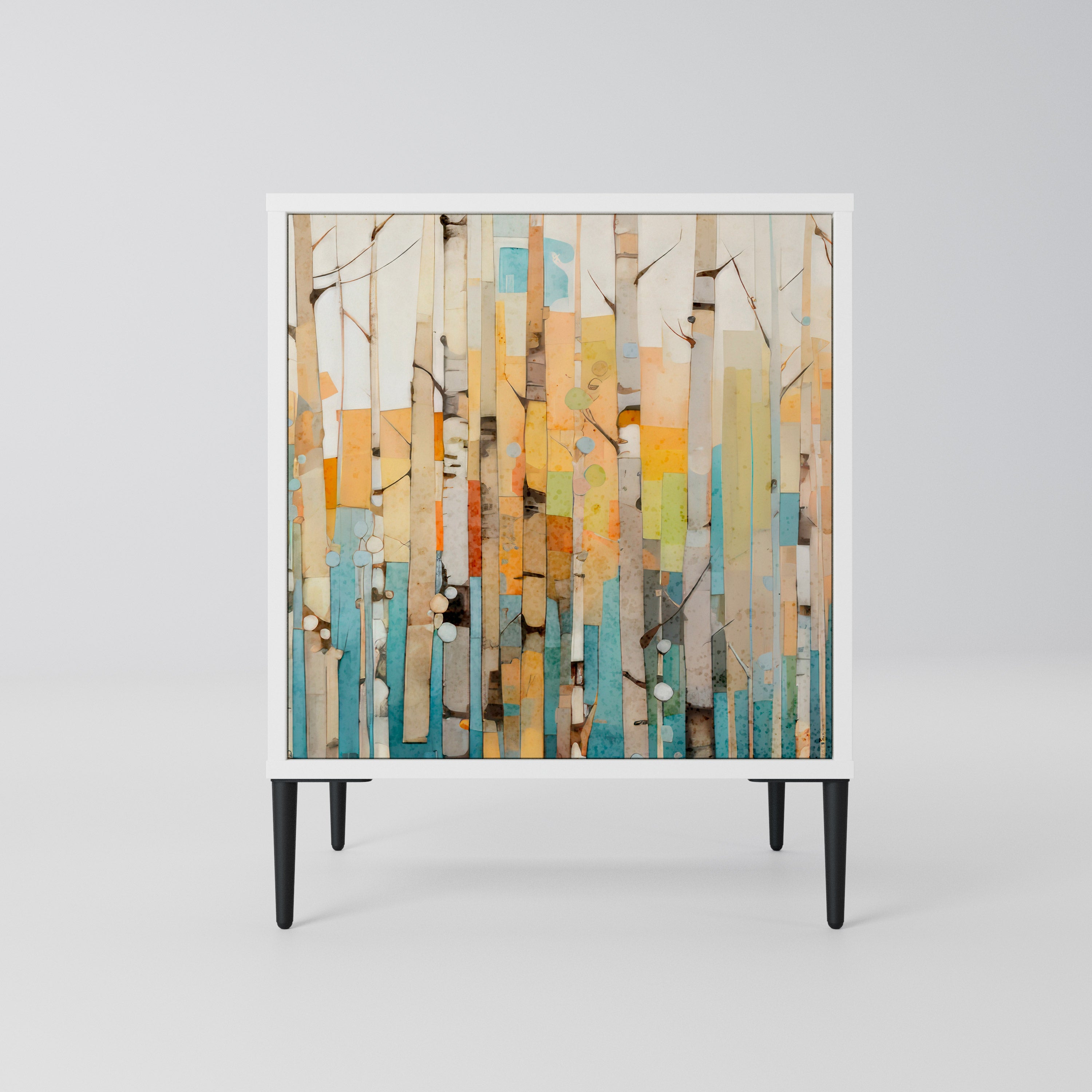 BIRCH KALEIDOSCOPE Komoda 1-drzwiowa korpus Biały