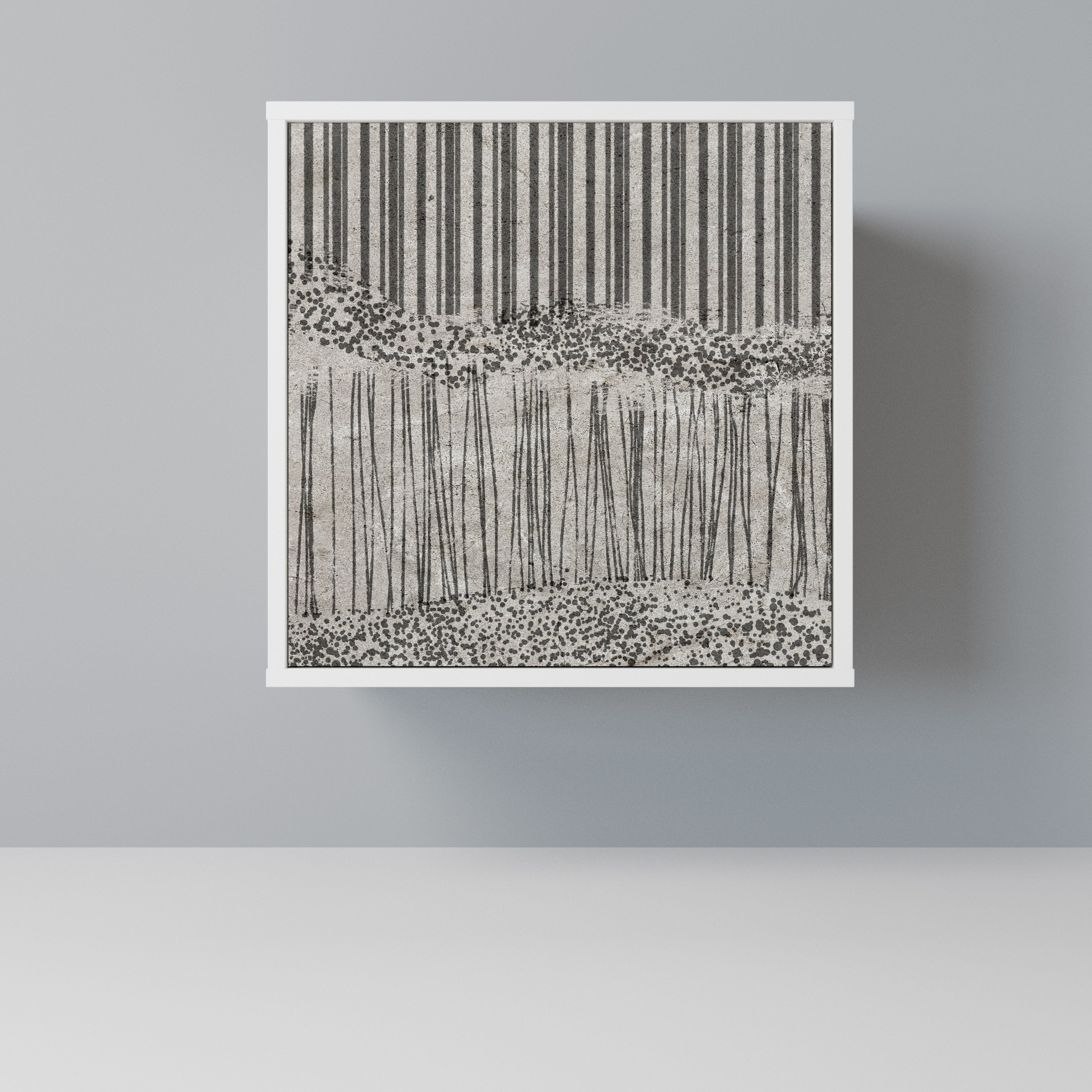 GRAIN LINES Komoda 1-drzwiowa korpus Biały
