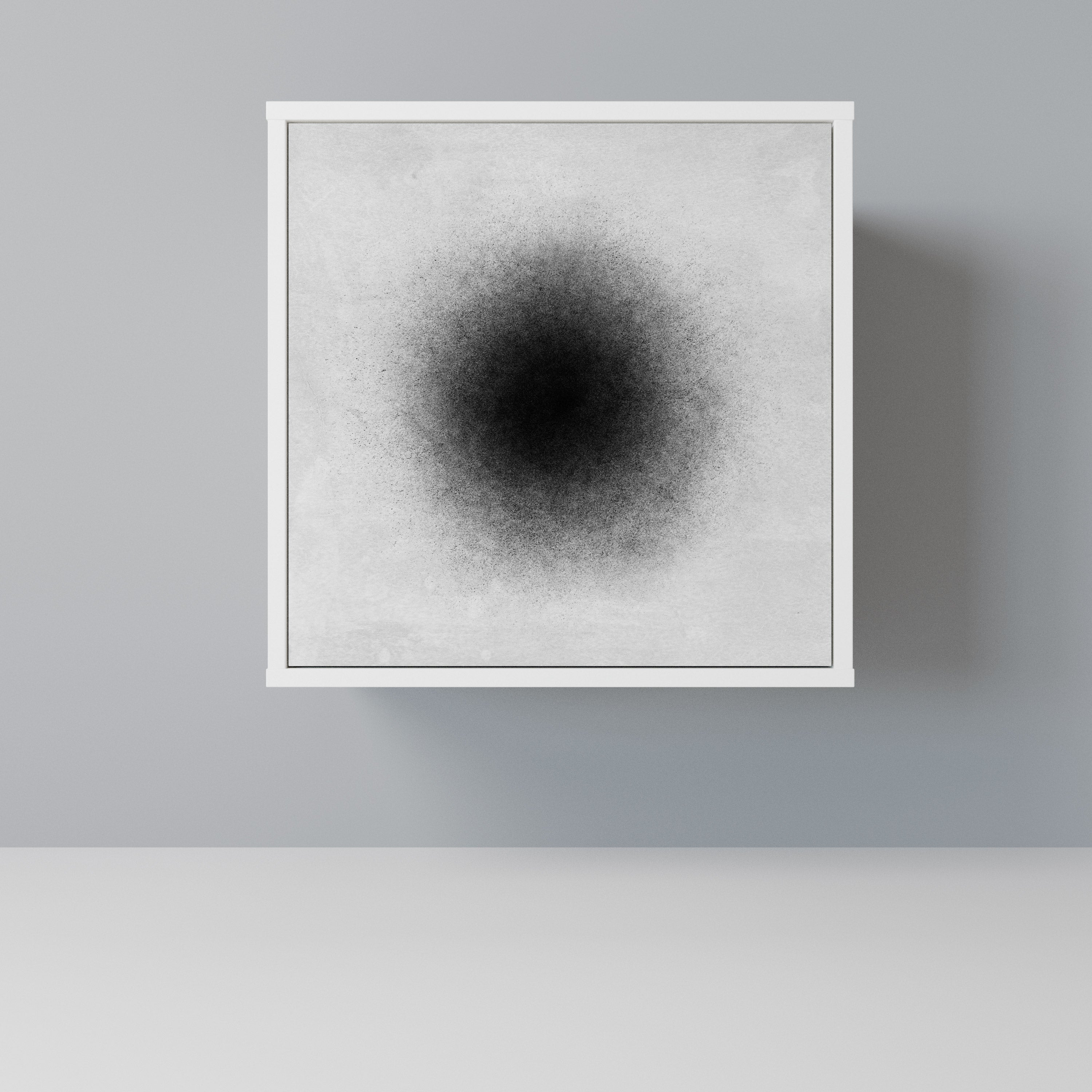 BLACK HOLE Komoda 1-drzwiowa korpus Biały