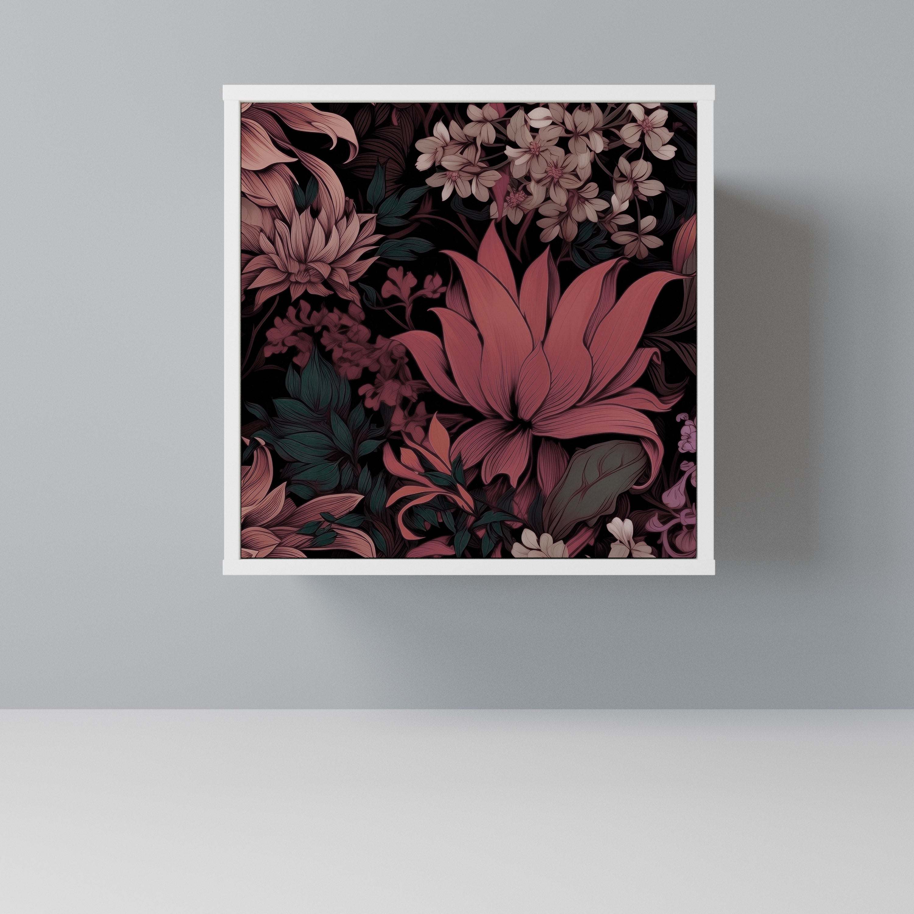 FLORAL WHISPER Komoda 1-drzwiowa korpus Biały